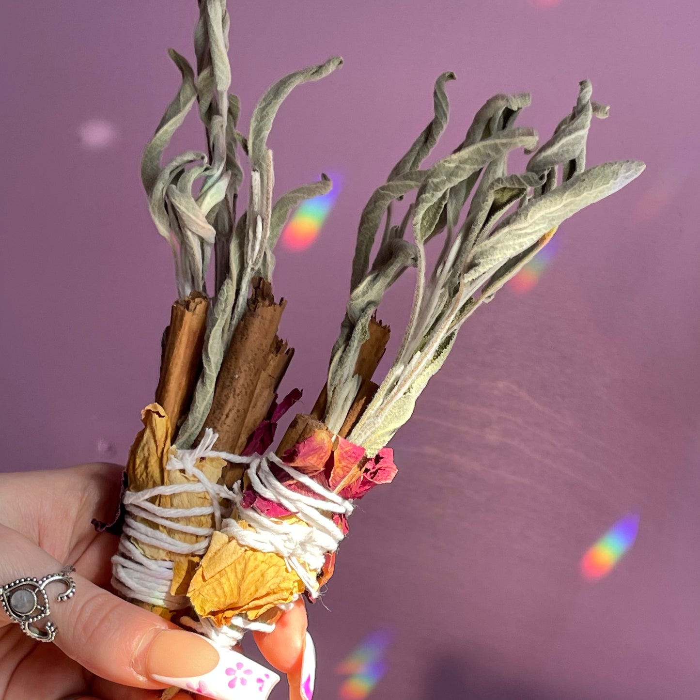 herbal smoke cleansing wands