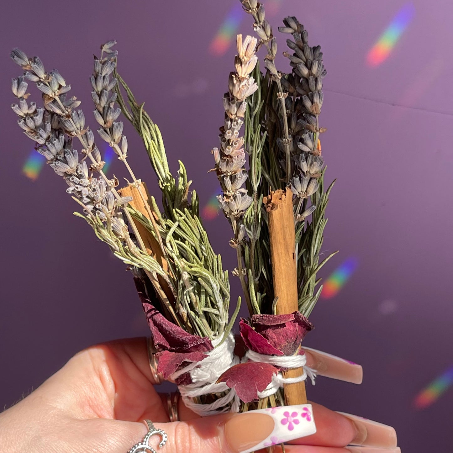 herbal smoke cleansing wands