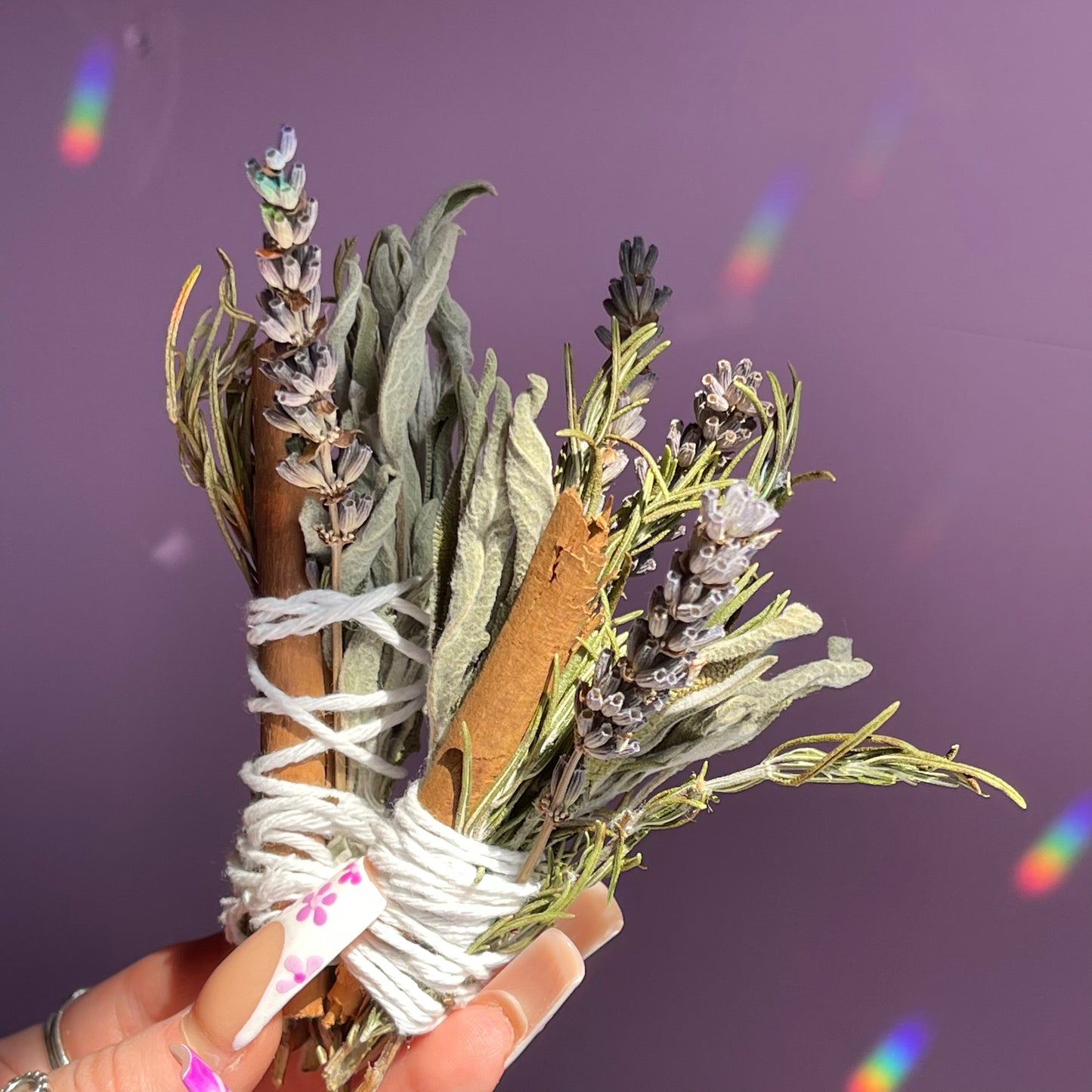 herbal smoke cleansing wands