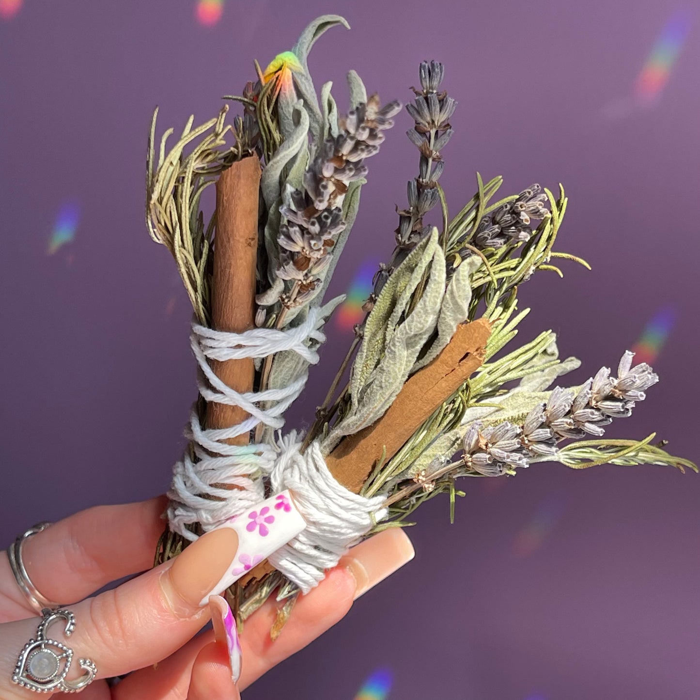herbal smoke cleansing wands
