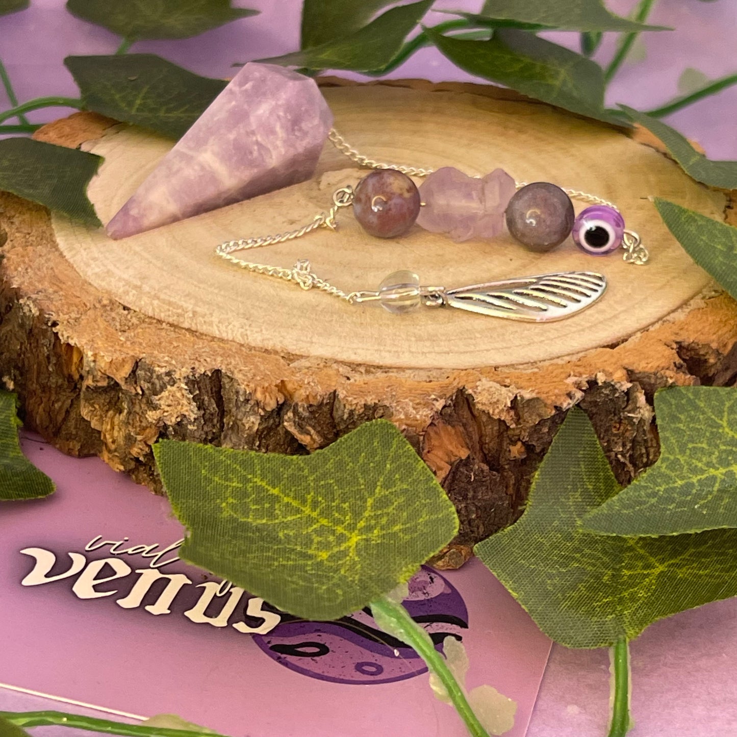 lepidolite pendulum