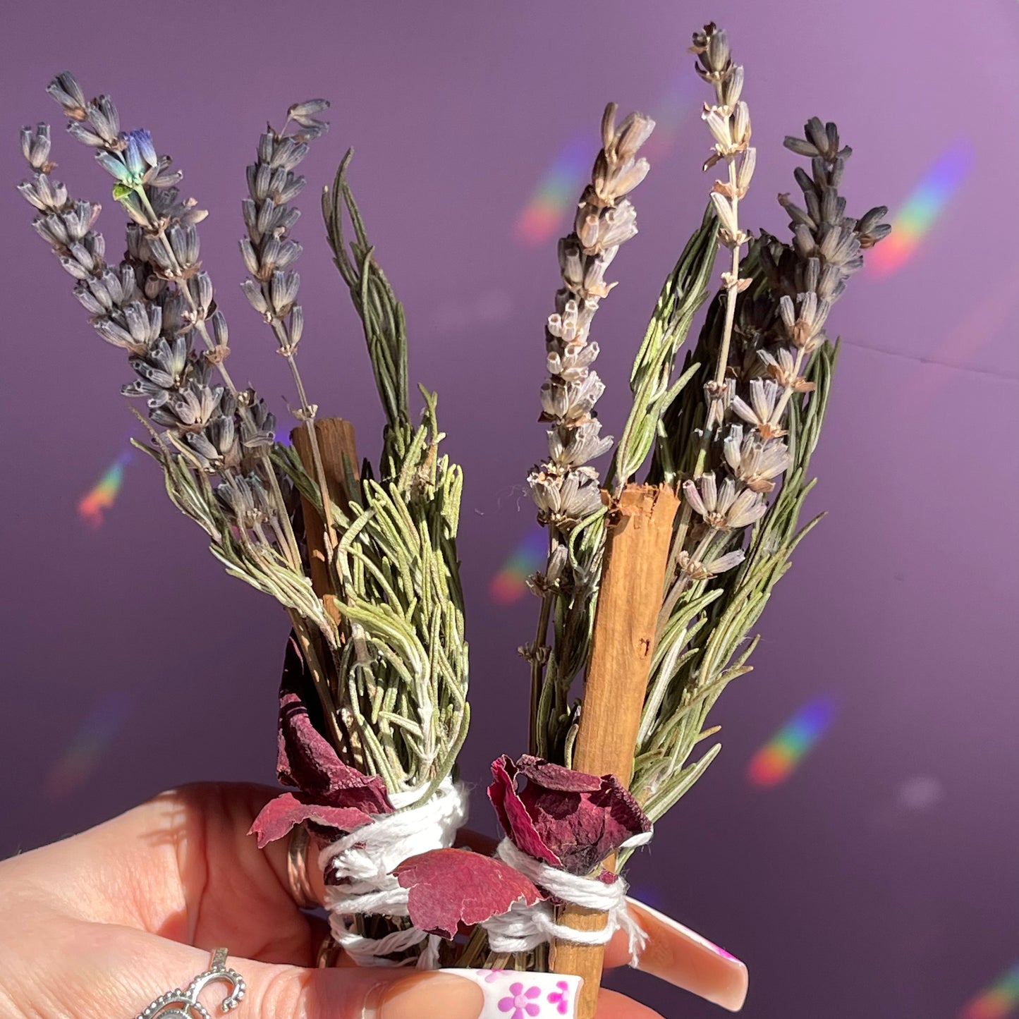 herbal smoke cleansing wands