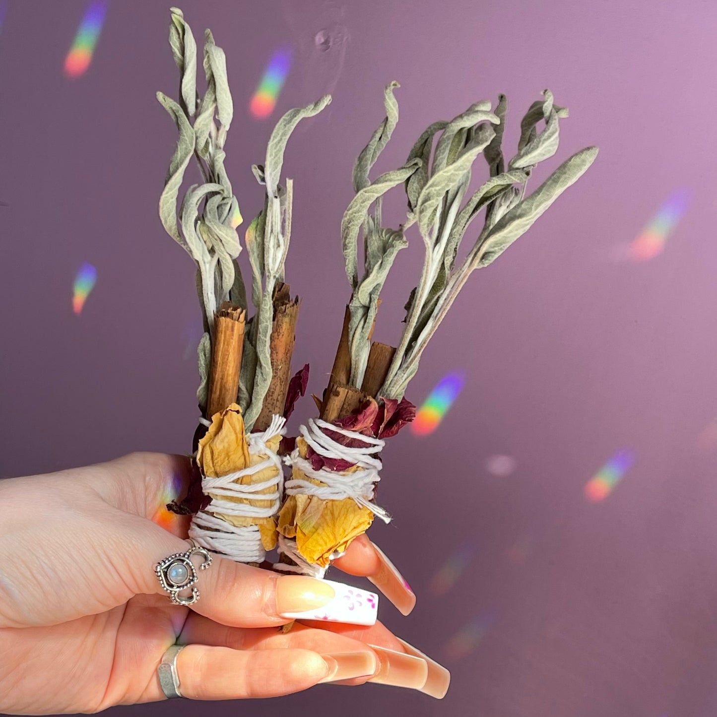herbal smoke cleansing wands