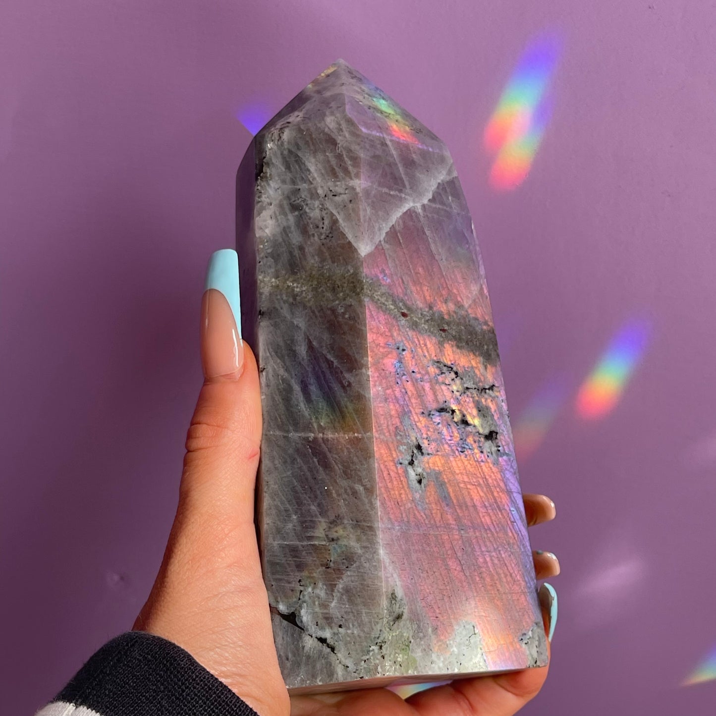 XL labradorite tower
