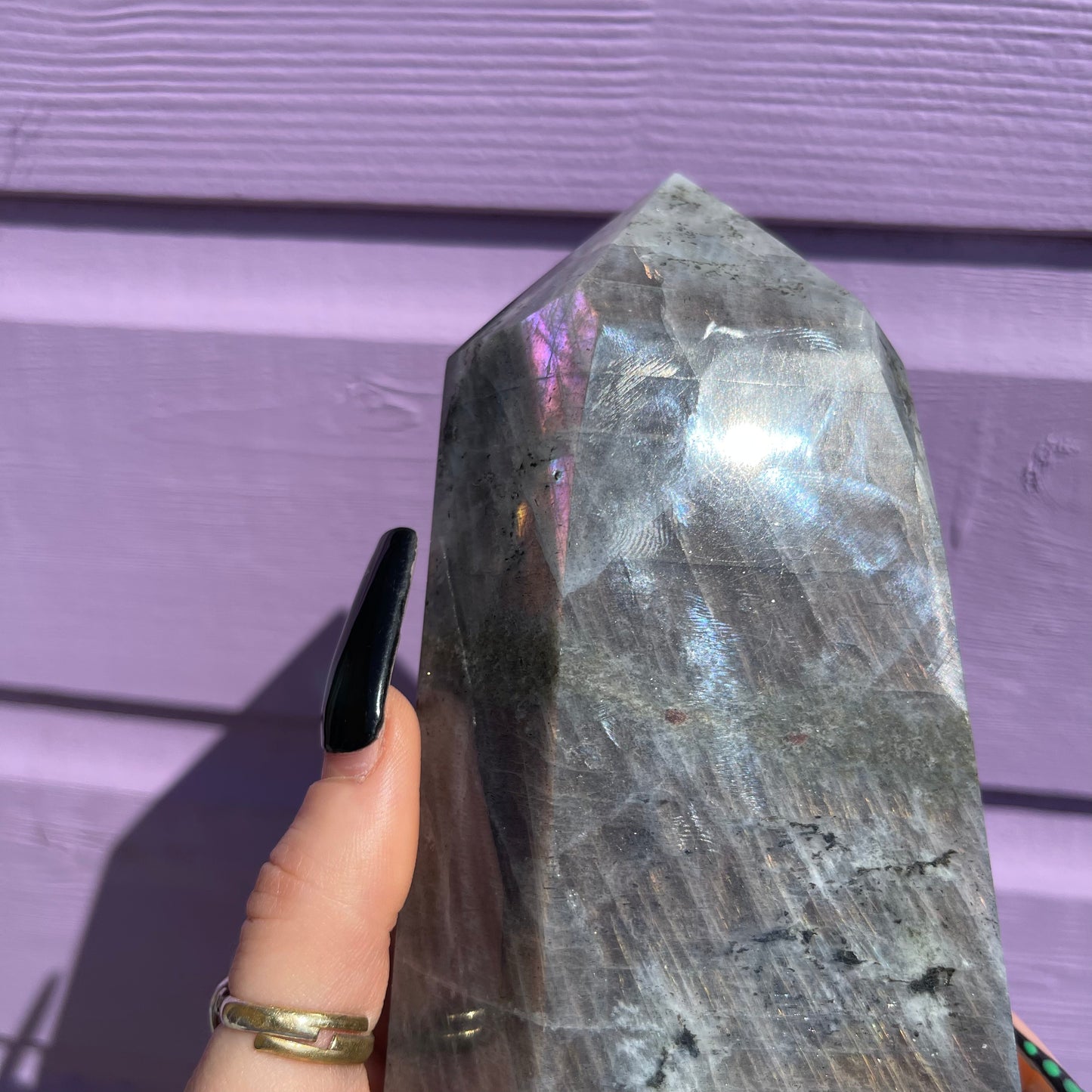 XL labradorite tower