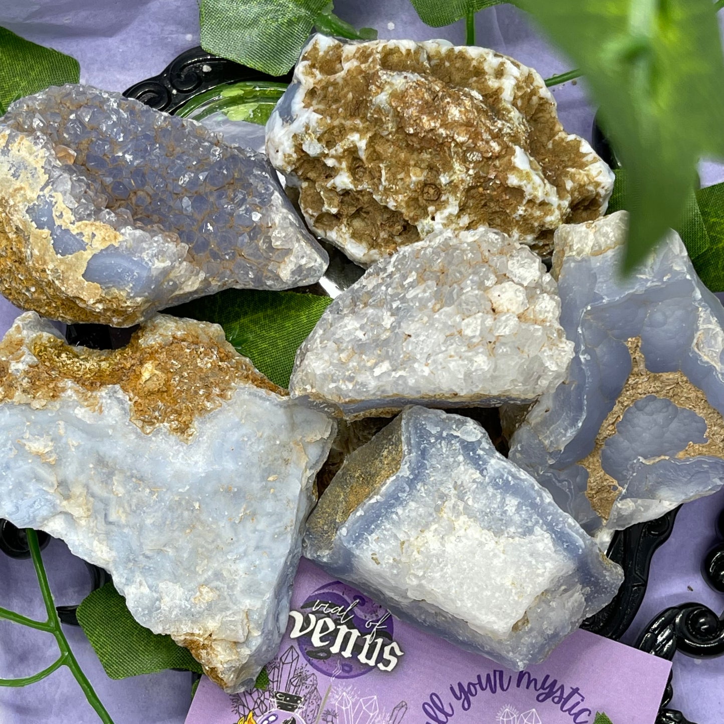 raw/rough blue lace agate rare