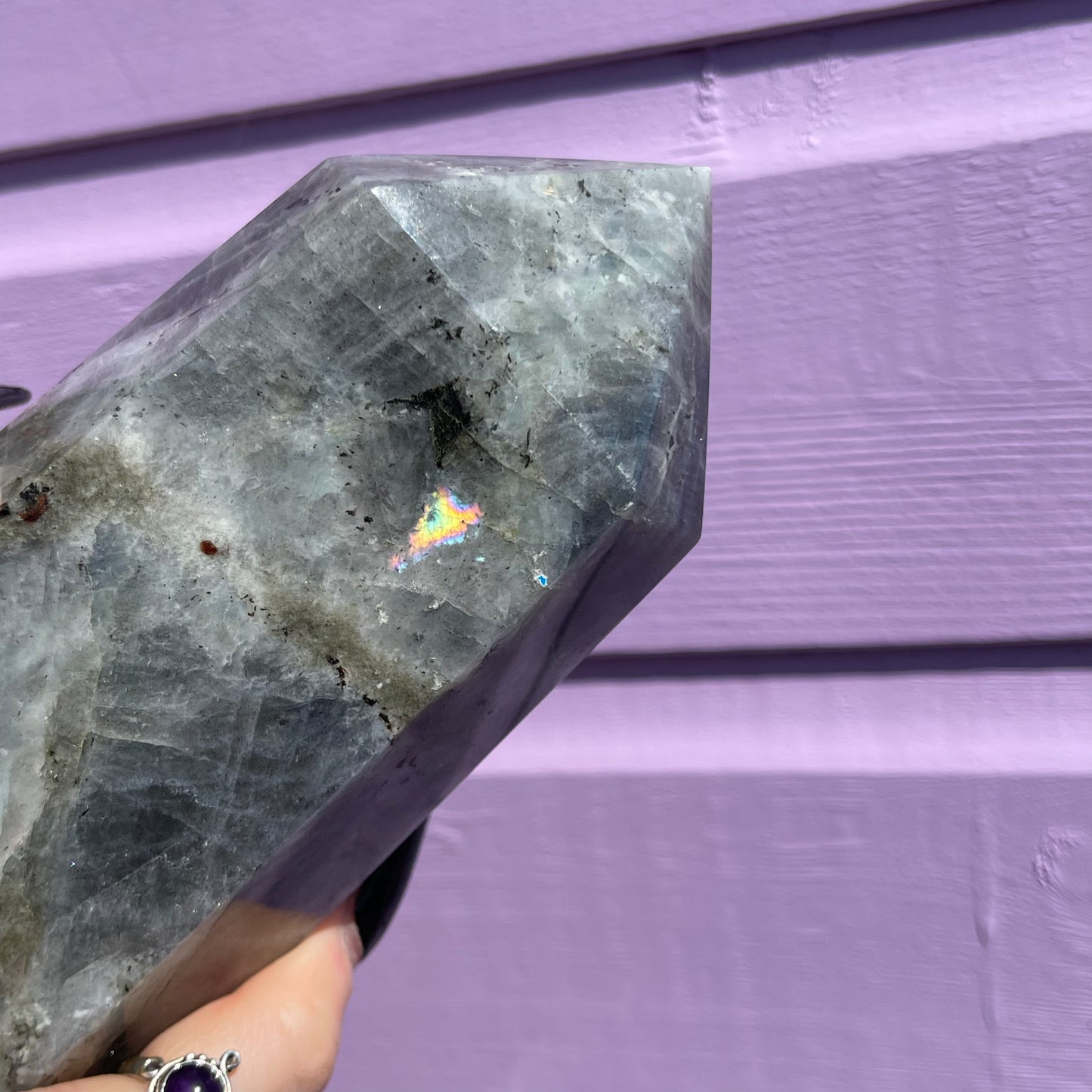 XL labradorite tower