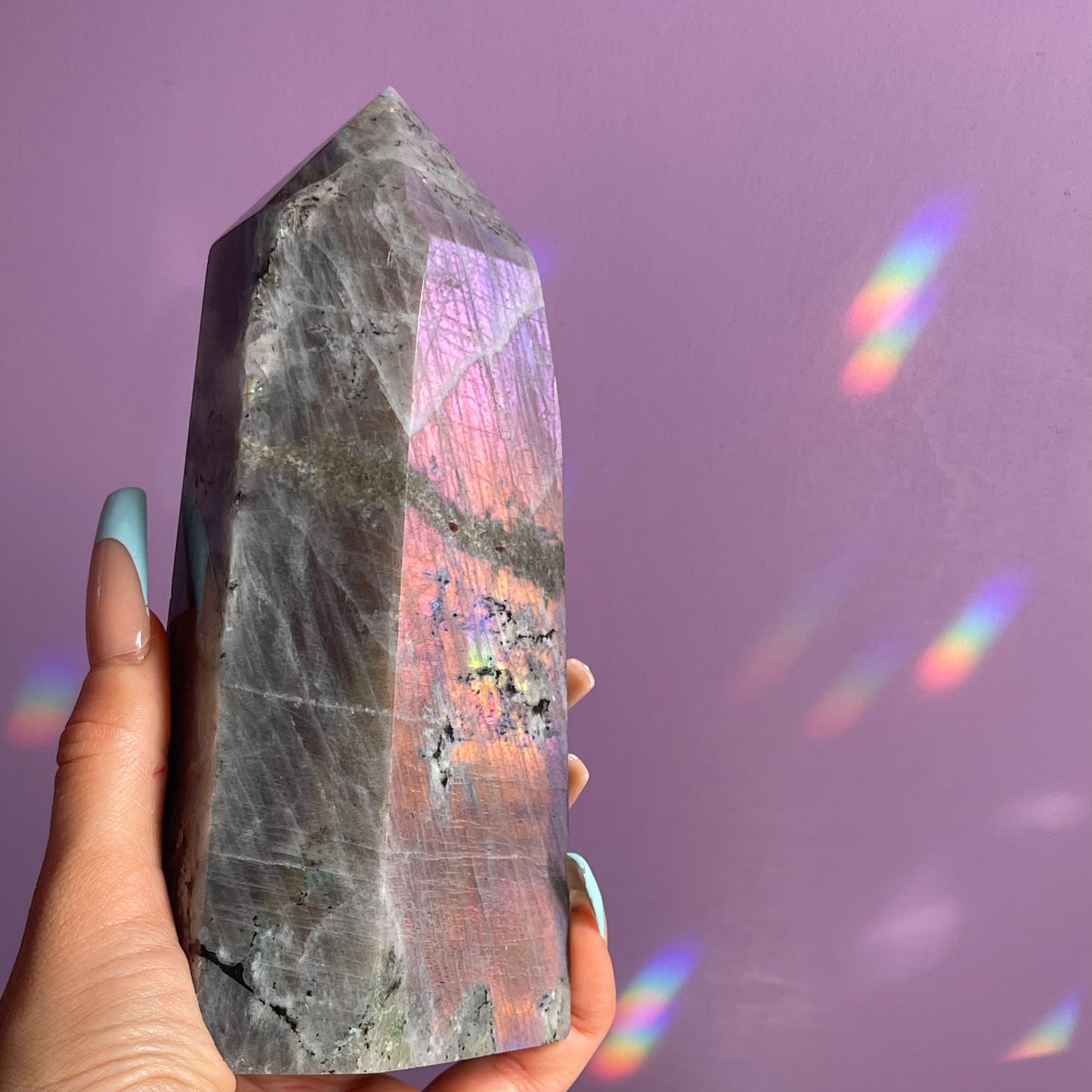 XL labradorite tower