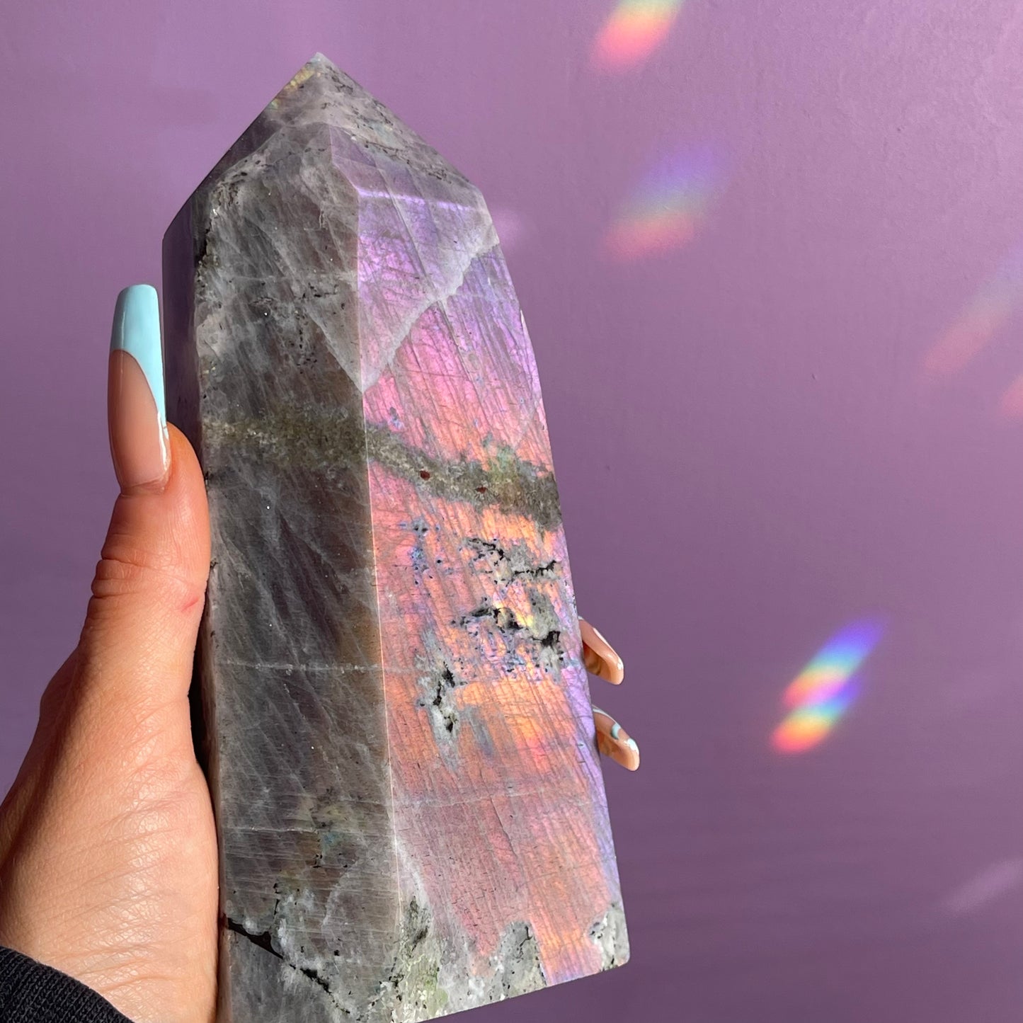 XL labradorite tower