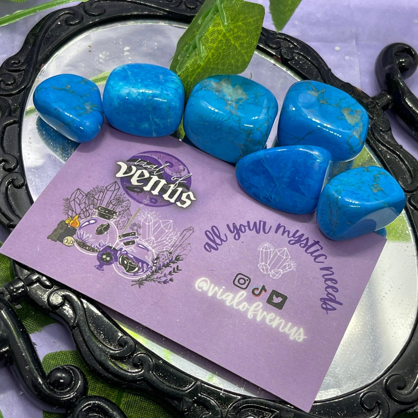 blue howlite tumble