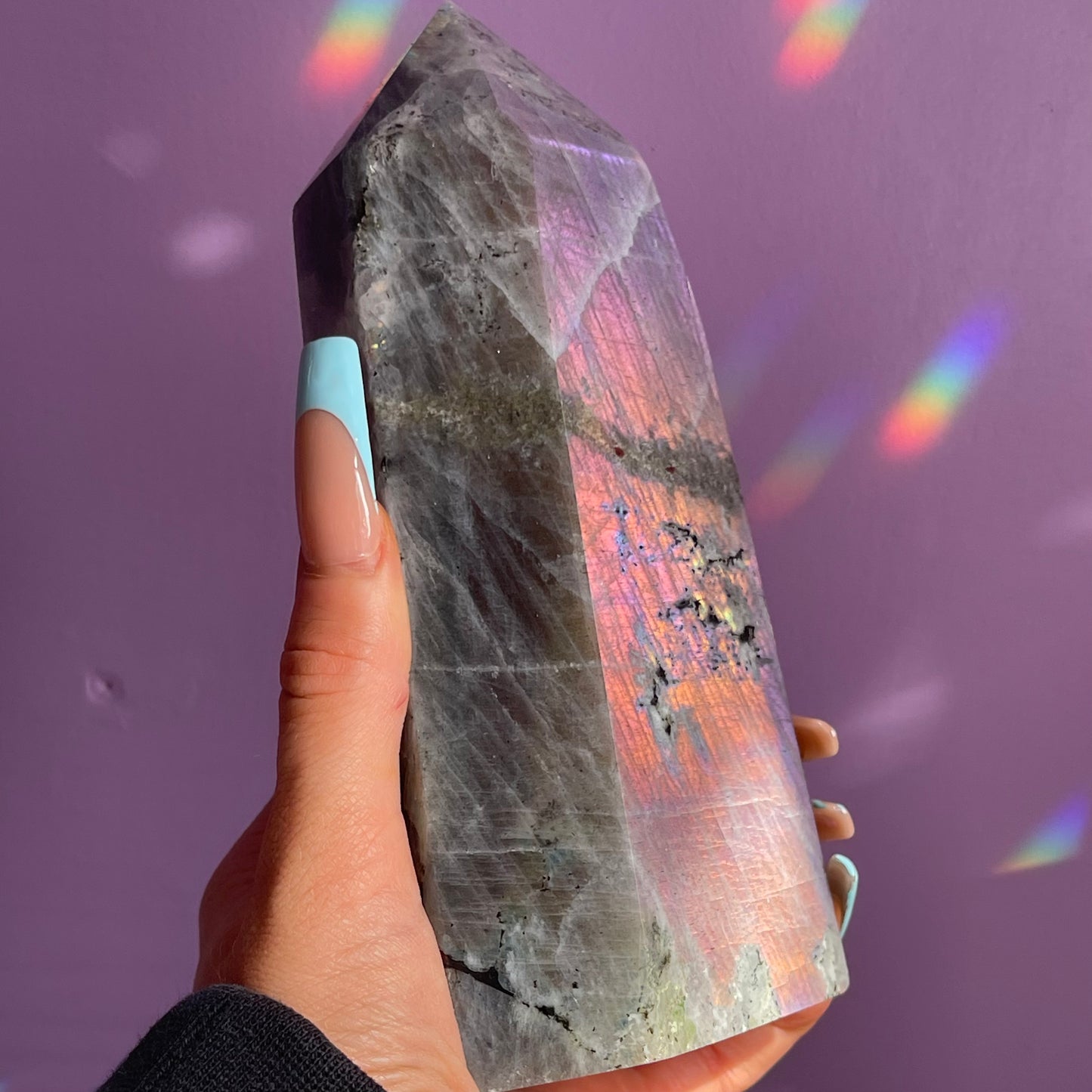 XL labradorite tower