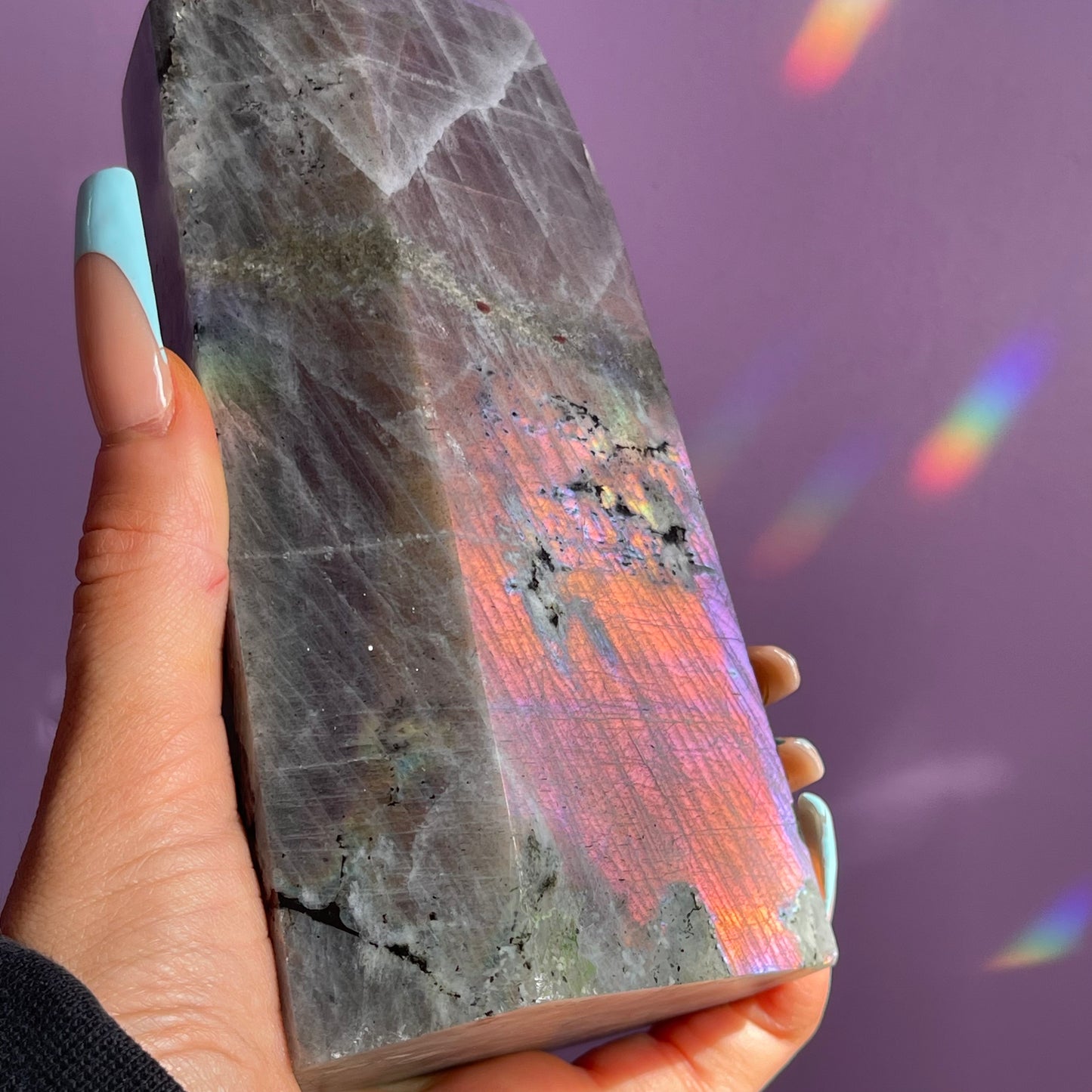 XL labradorite tower