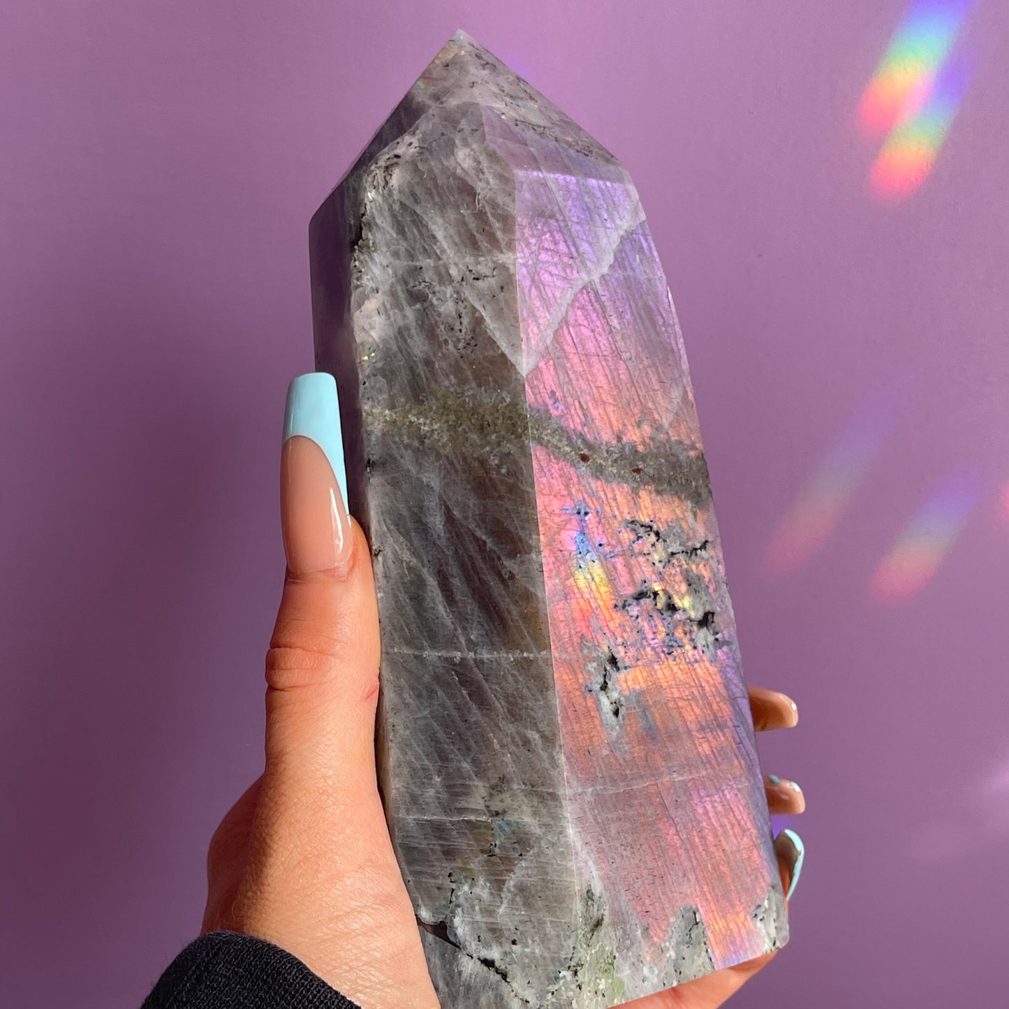 XL labradorite tower