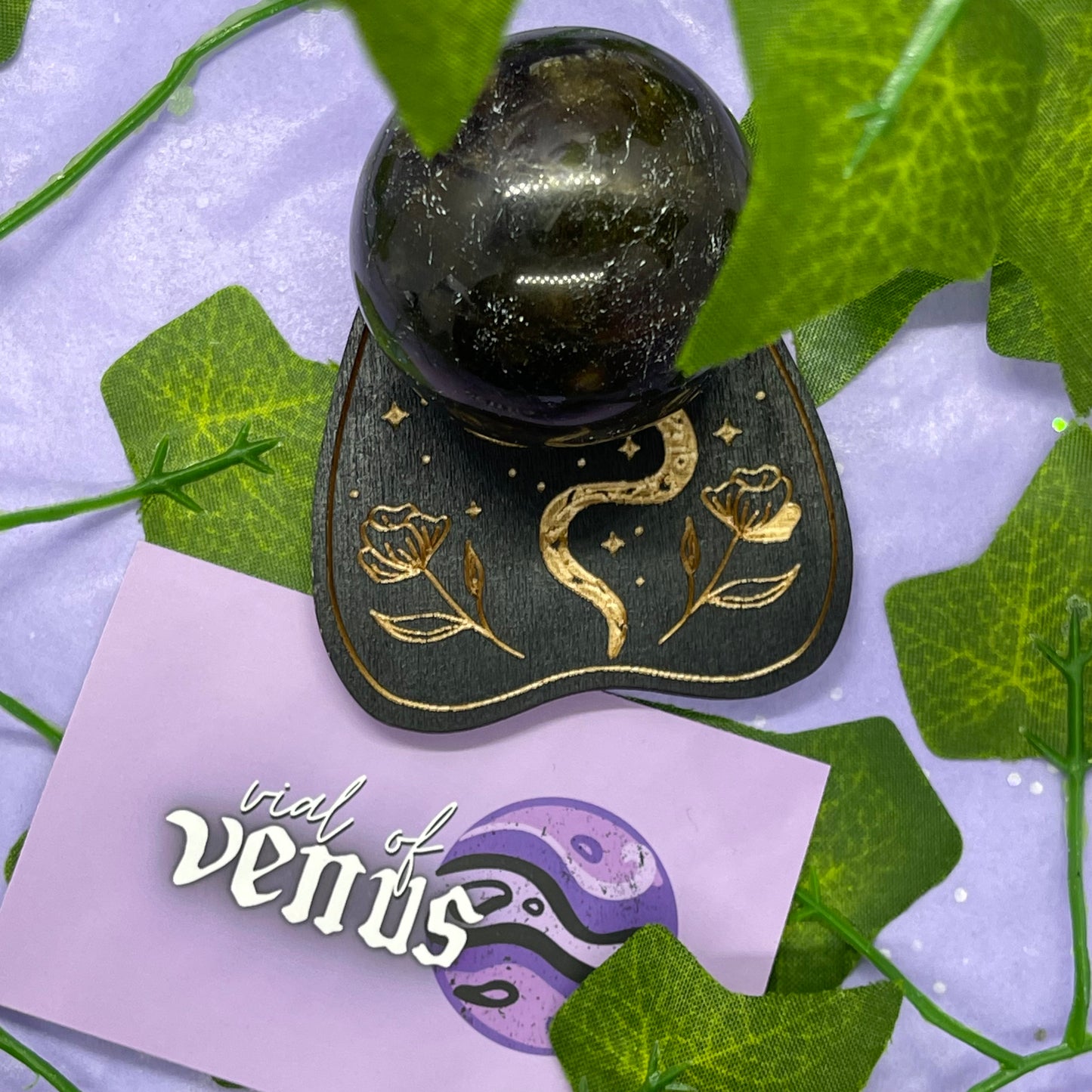 snake planchette sphere holder