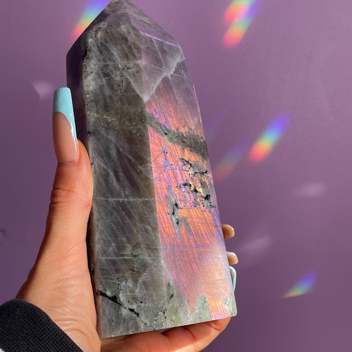 XL labradorite tower