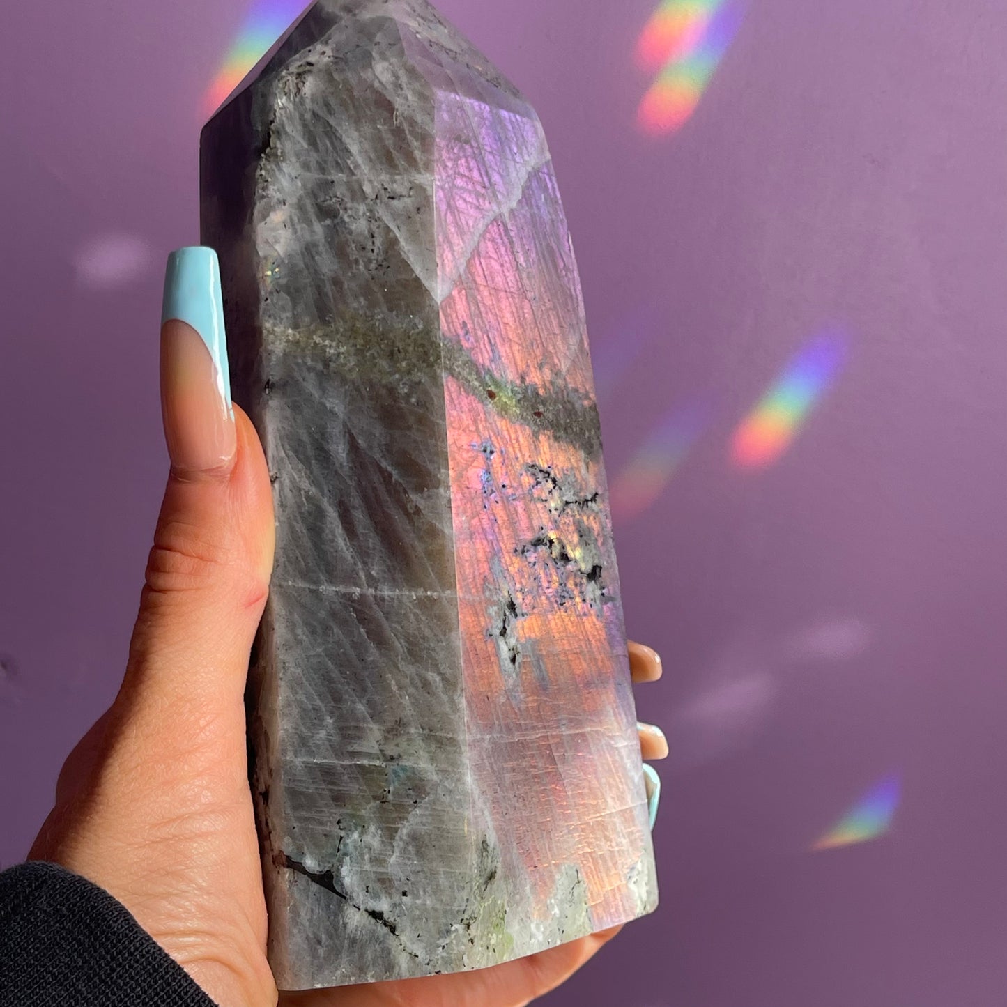 XL labradorite tower