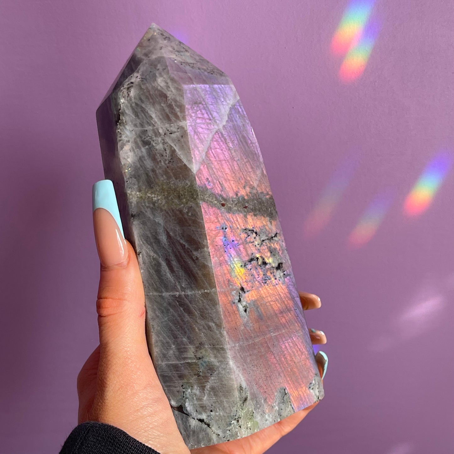XL labradorite tower