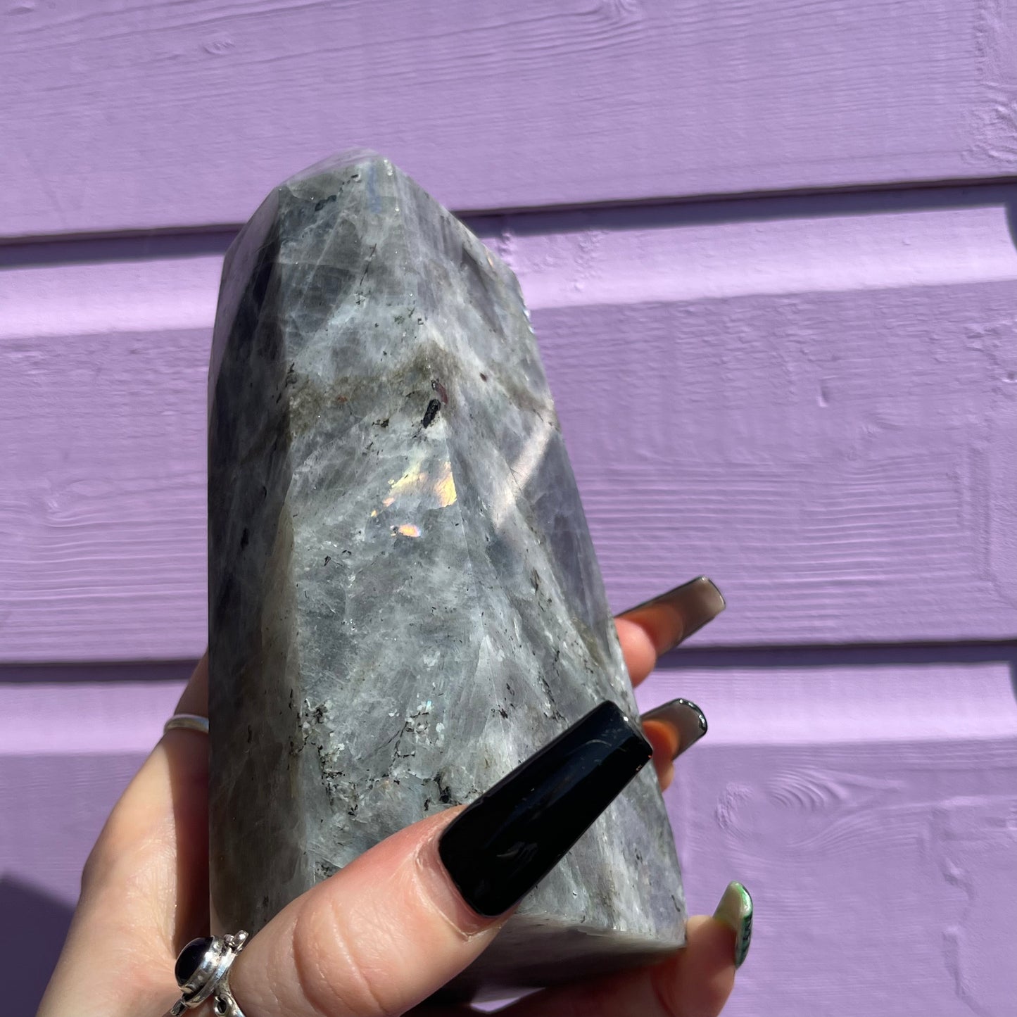 XL labradorite tower