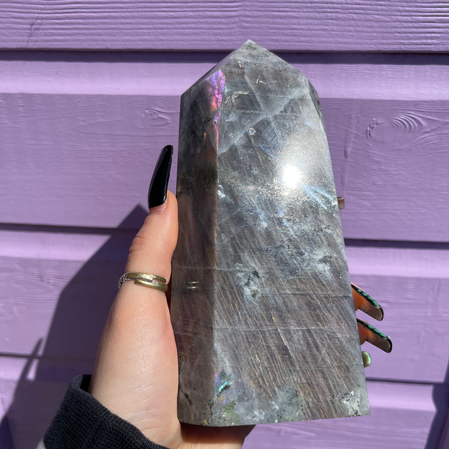 XL labradorite tower