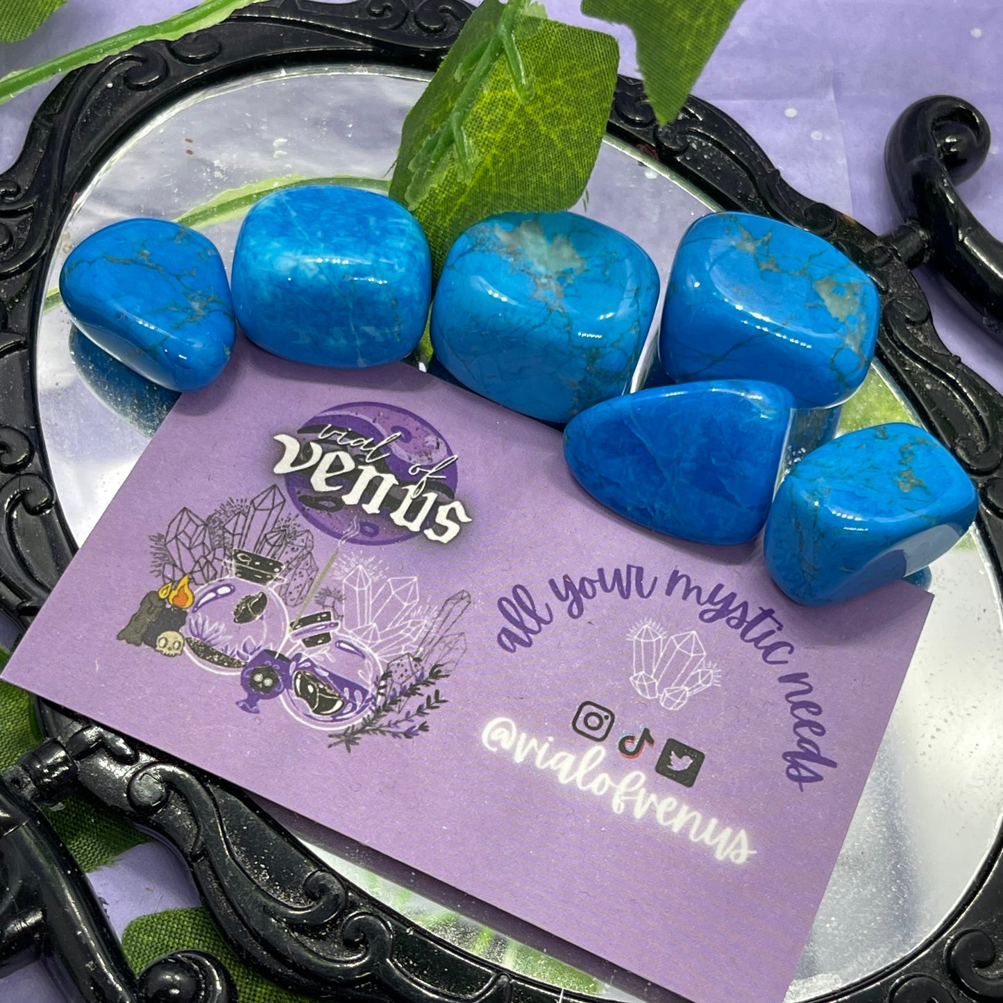 blue howlite tumble