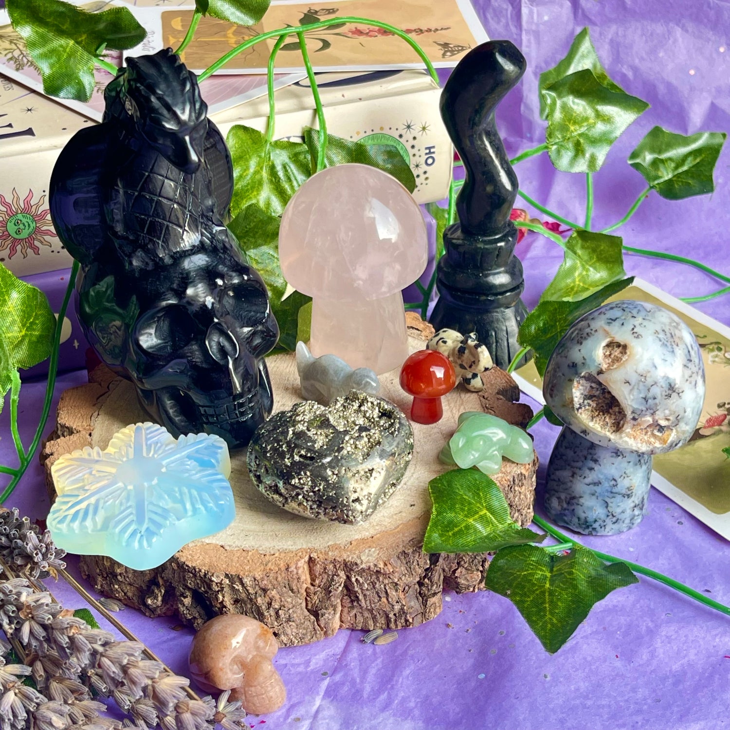 crystal carvings