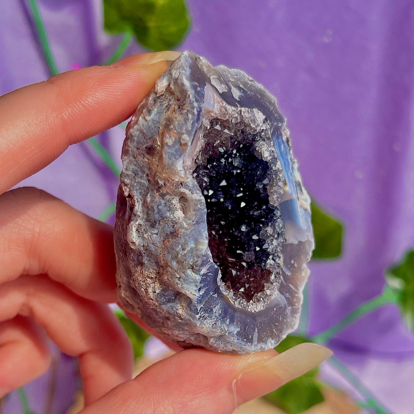 druzy agate geodes E1-3