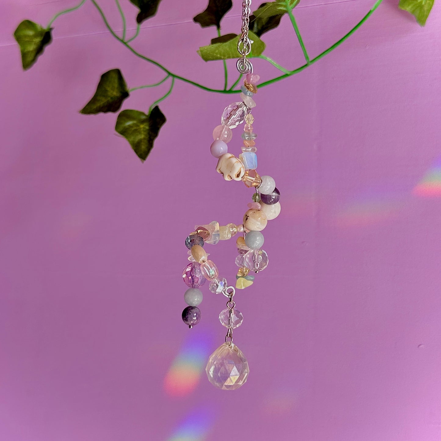 pastel spiral suncatcher