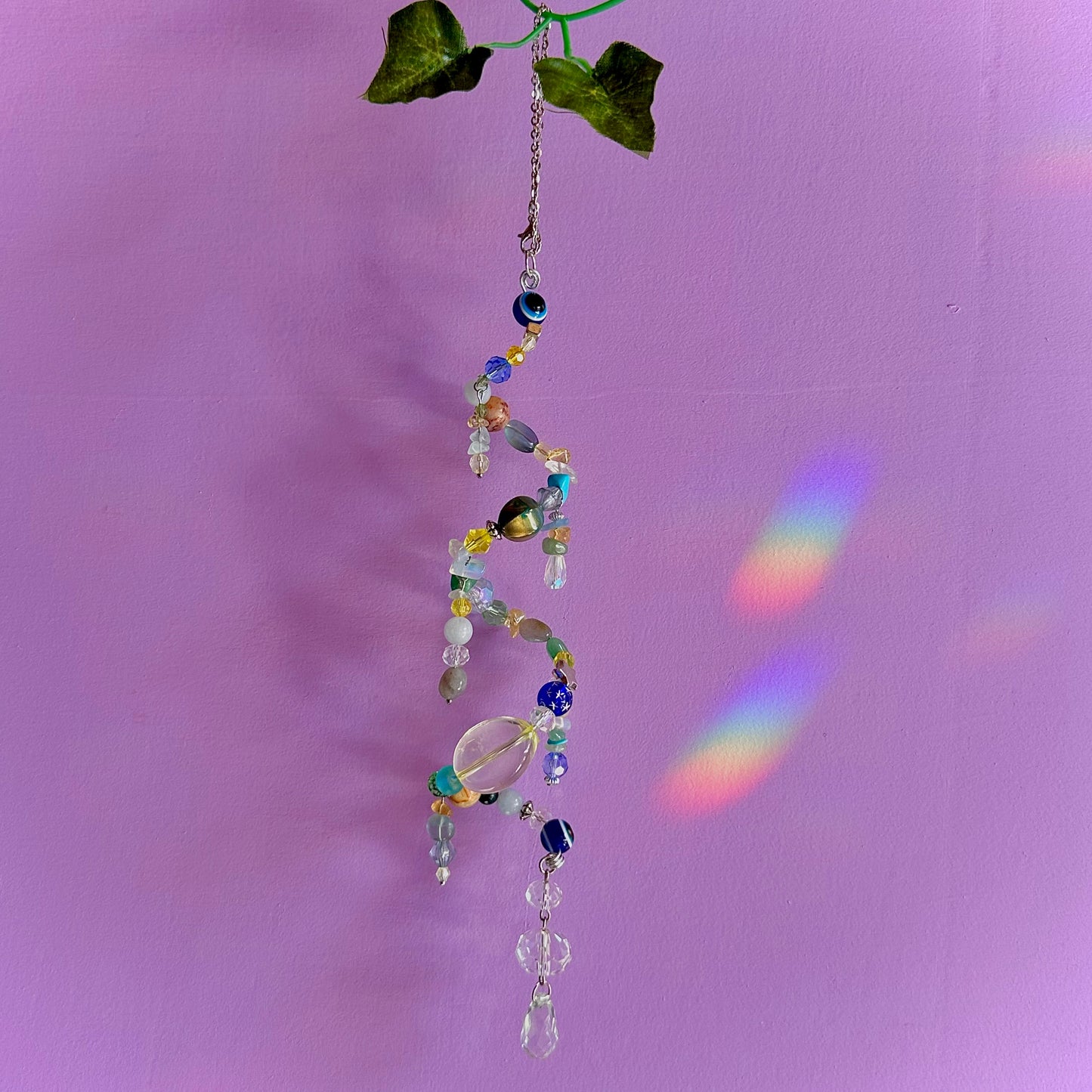 celestial spiral suncatcher