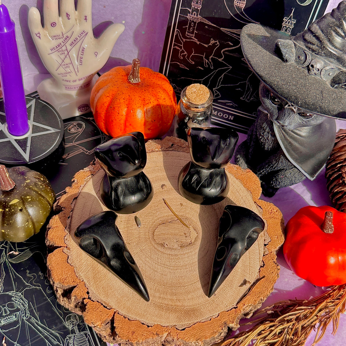 obsidian raven carvings ~ choose your own