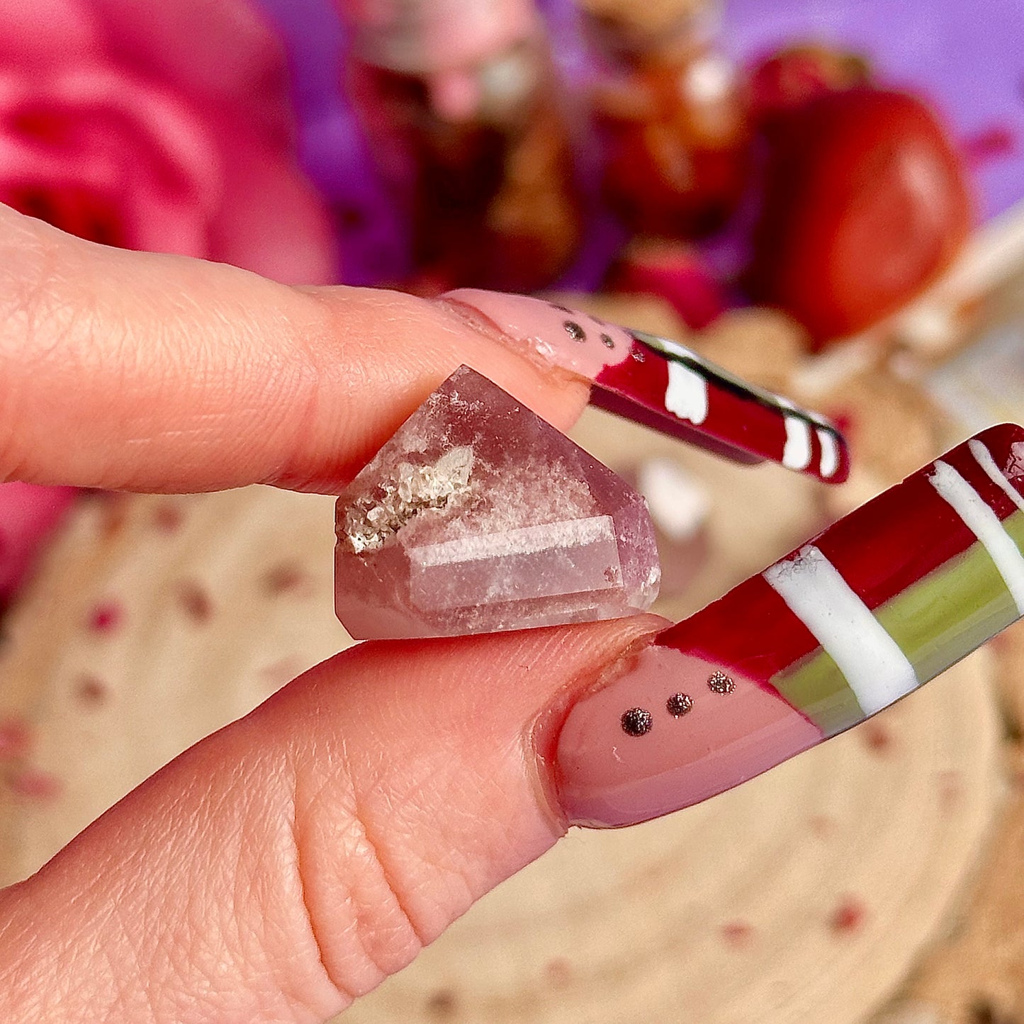 pink lithium quartz ~ choose your own