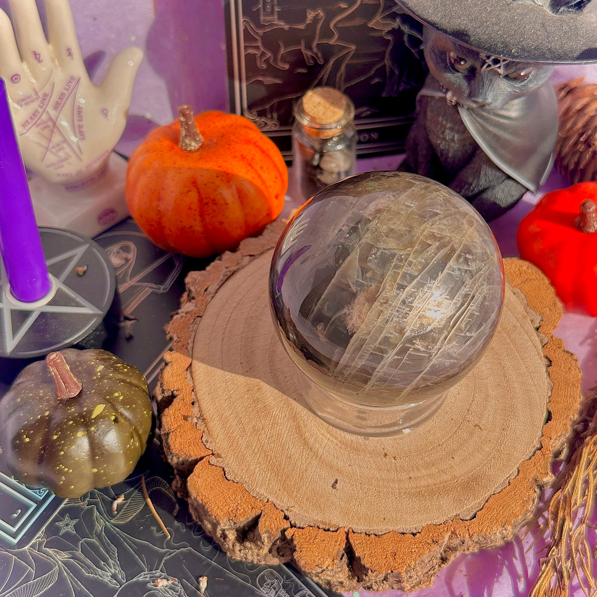 black moonstone sphere