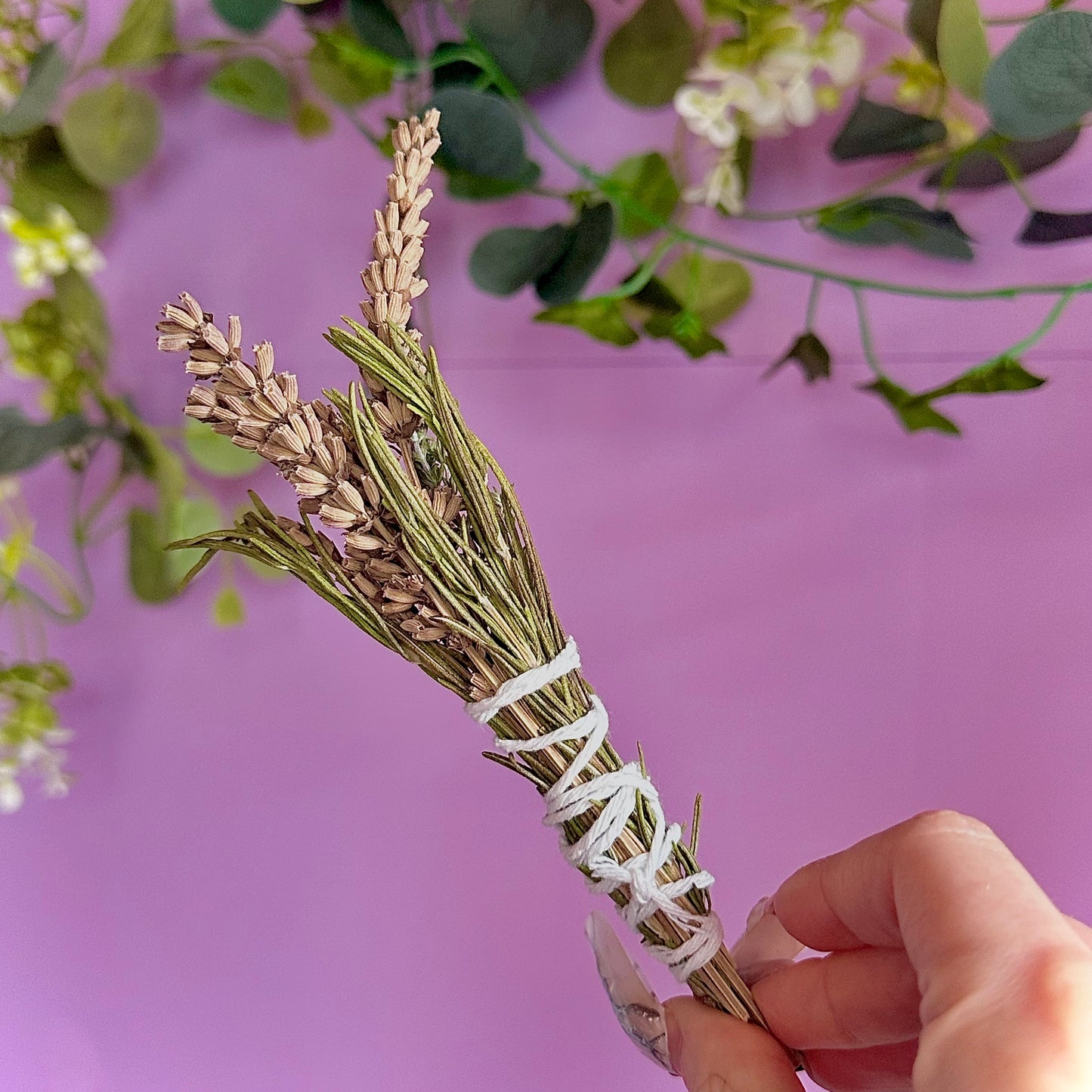 handmade herbal cleansing wands