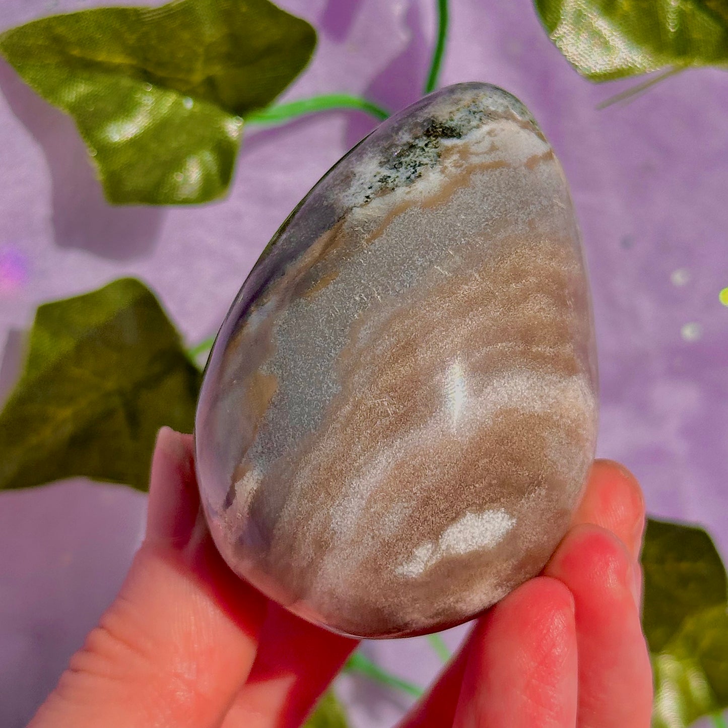 sea jasper egg carving