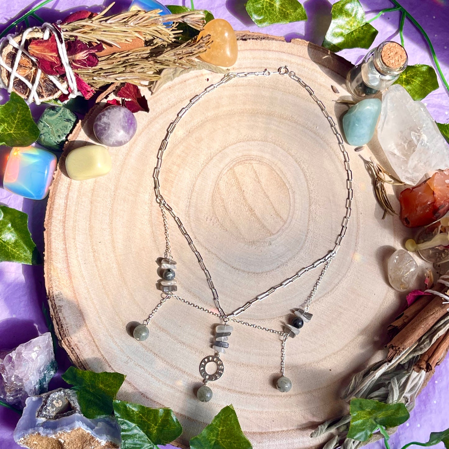 going through phases necklace