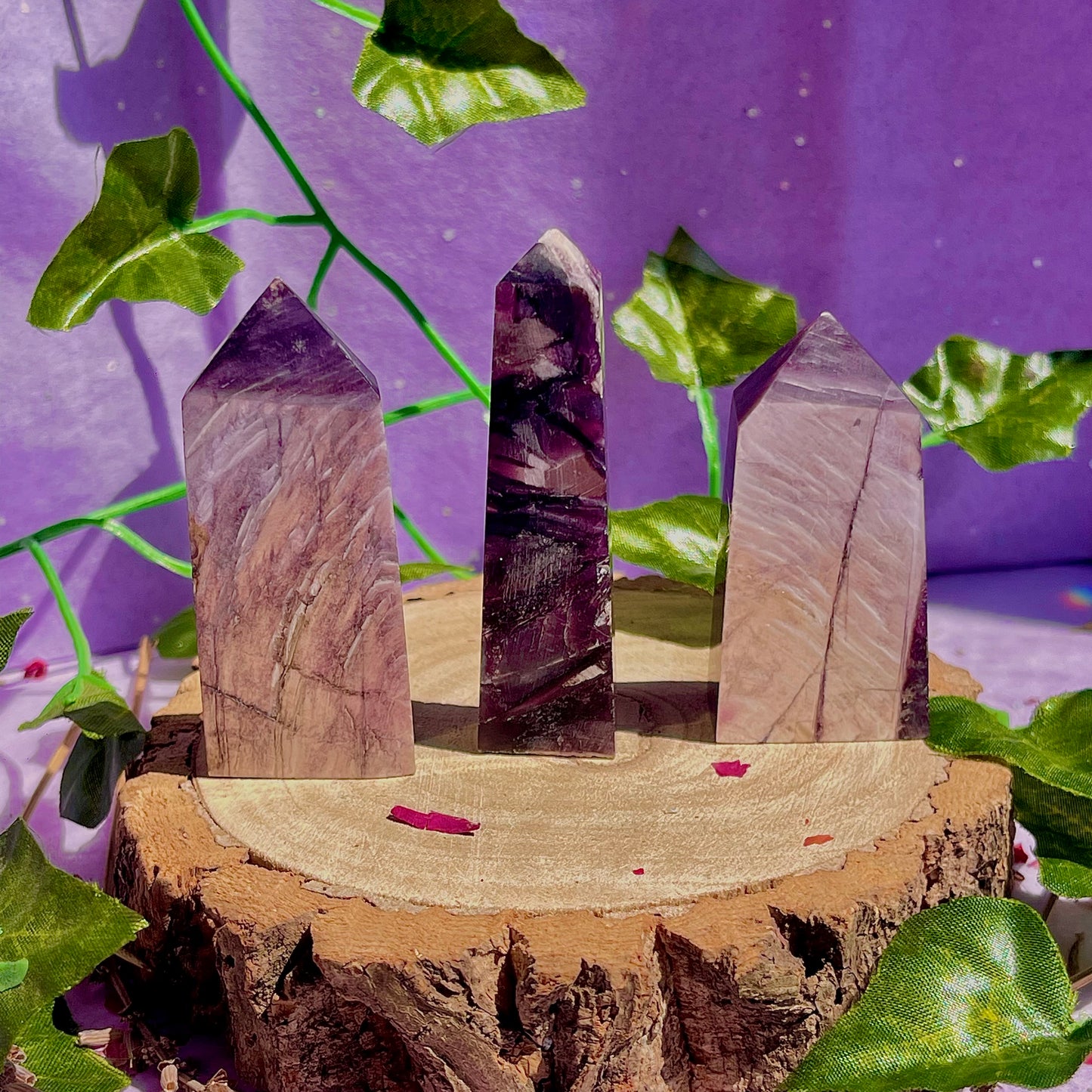 lepidolite towers ~ intuitively chosen