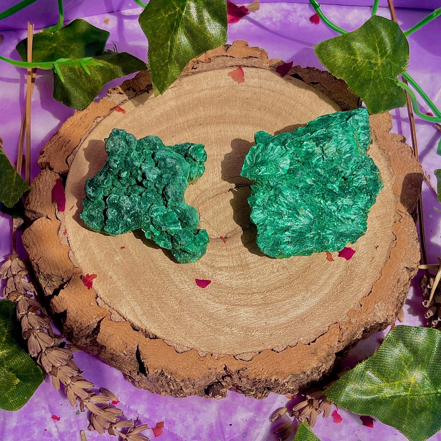 fibrous malachite specimen 1-2inch