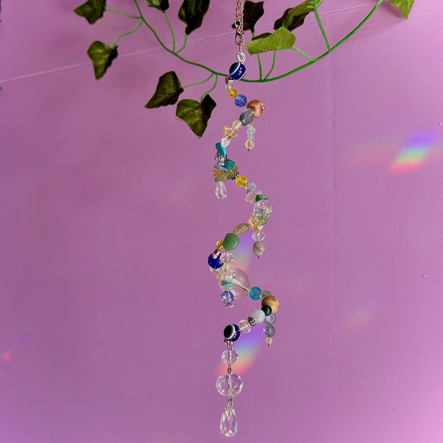 celestial spiral suncatcher