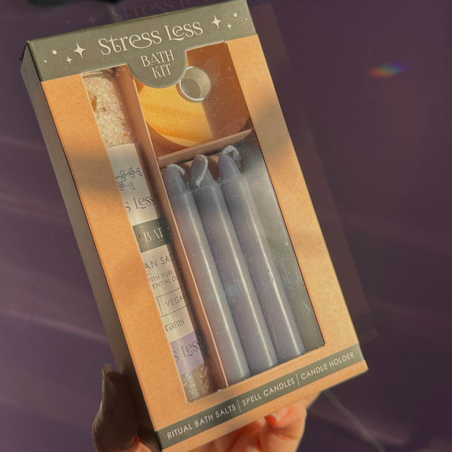 stress less magick herbal ritual bath kit