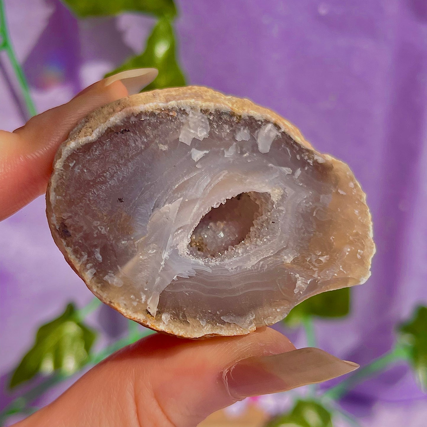 druzy agate geodes D1-5