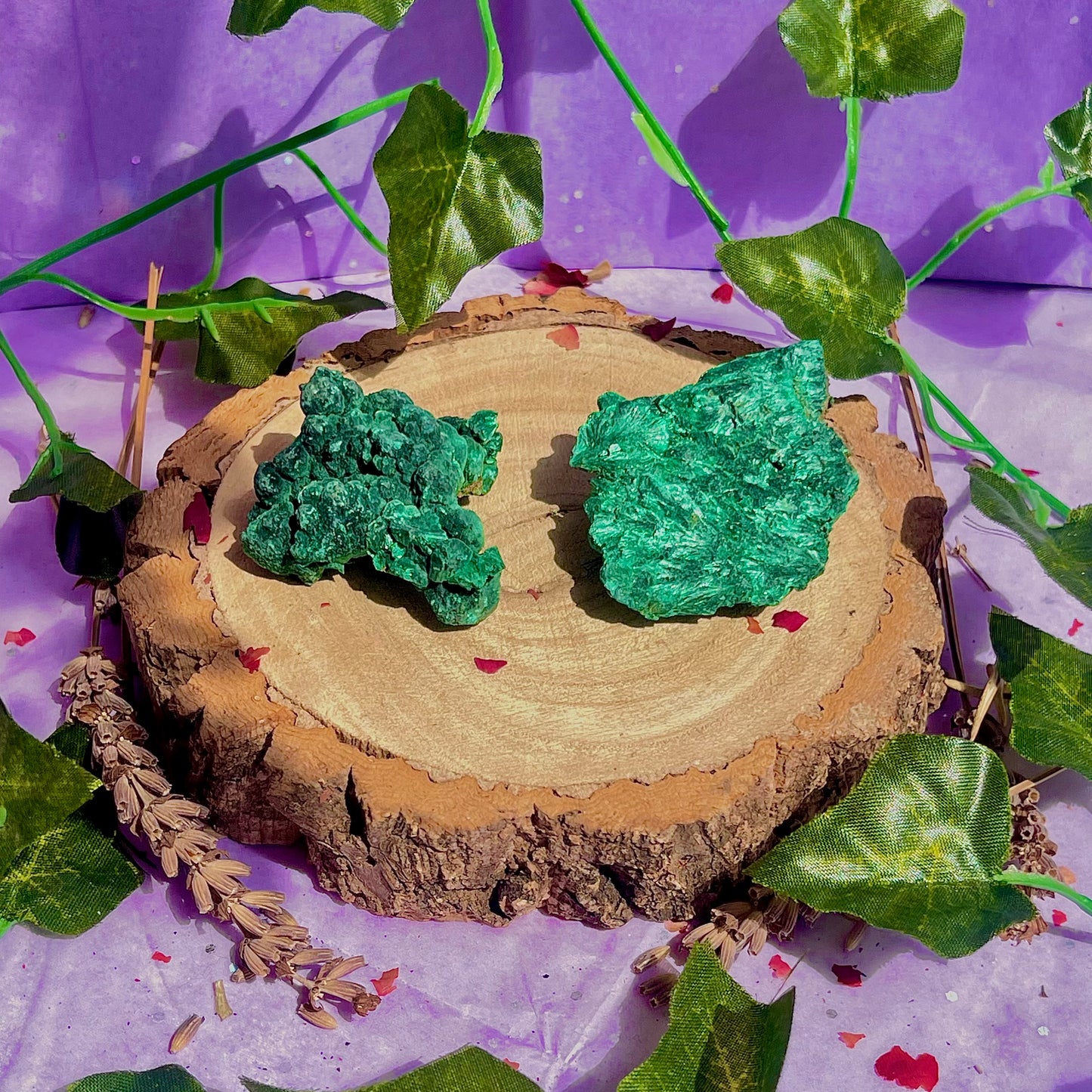 fibrous malachite specimen 1-2inch