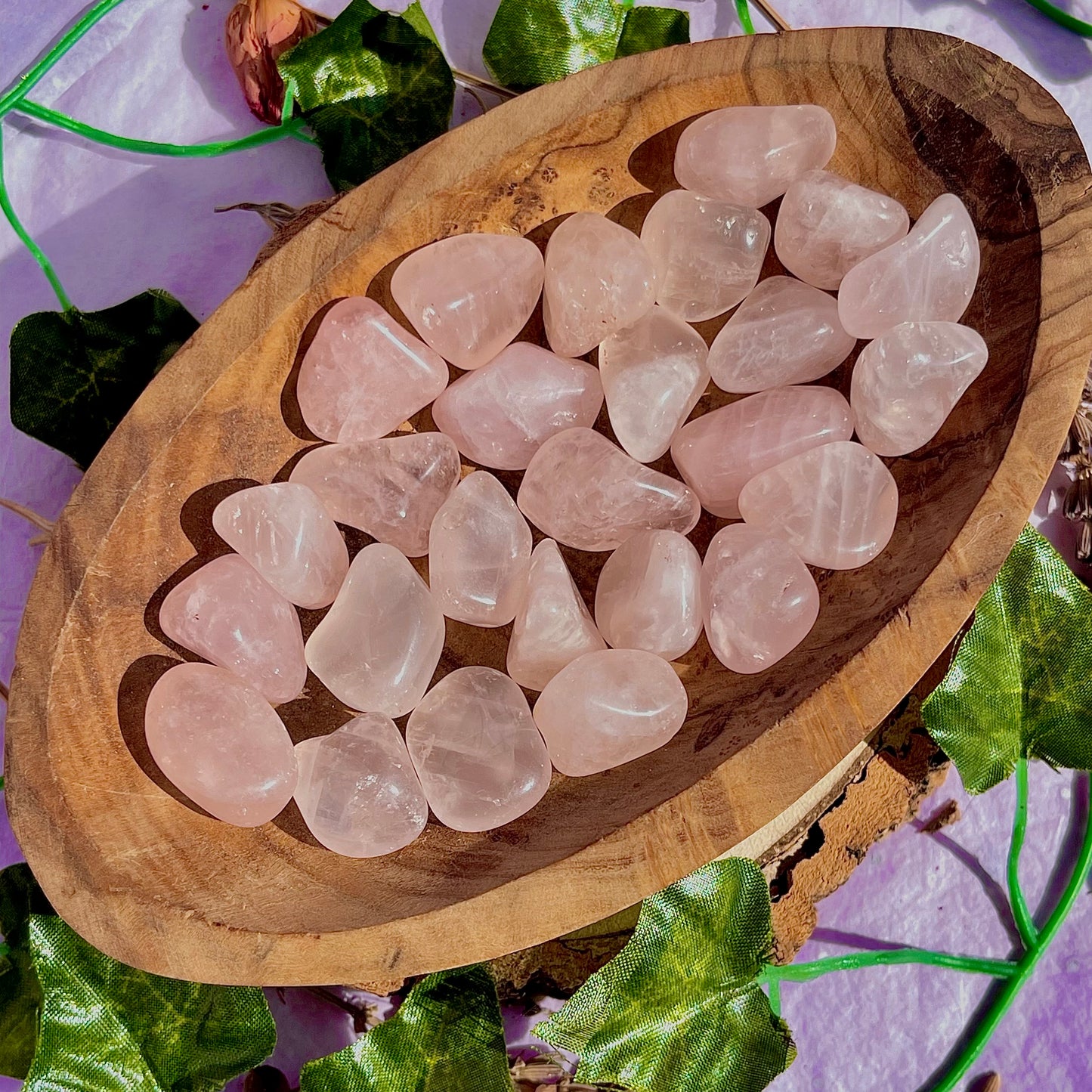 rose quartz tumble