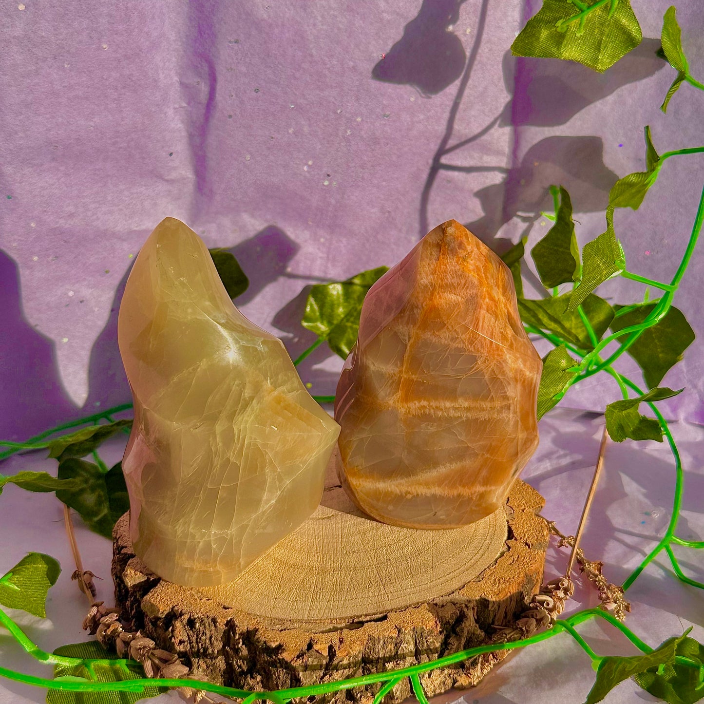 moonstone flame carving ~ intuitively chosen