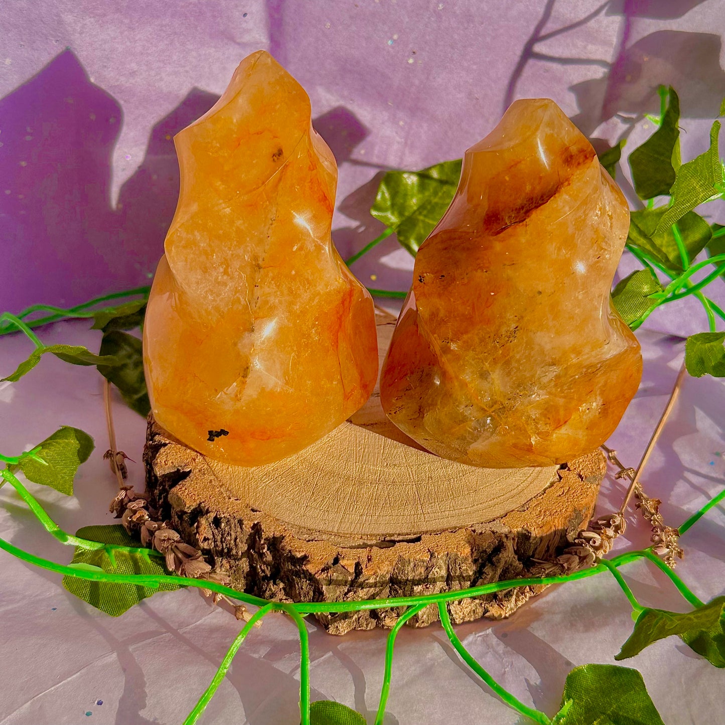 golden healer flame carving ~ intuitively chosen