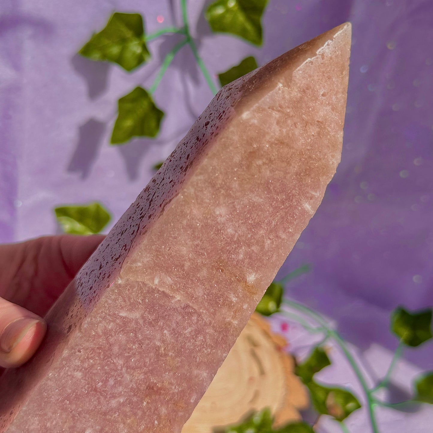 pink amethyst tower