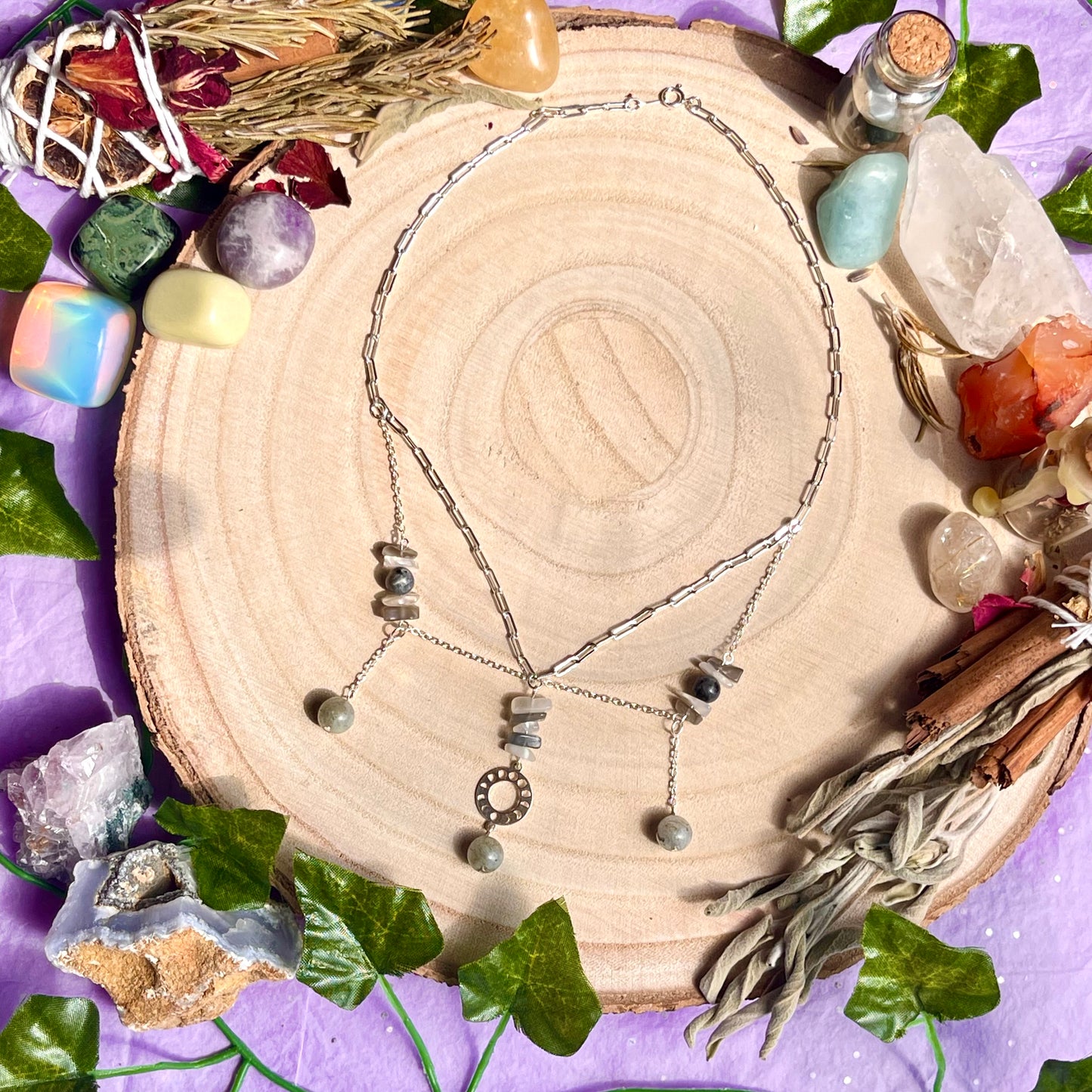 going through phases necklace
