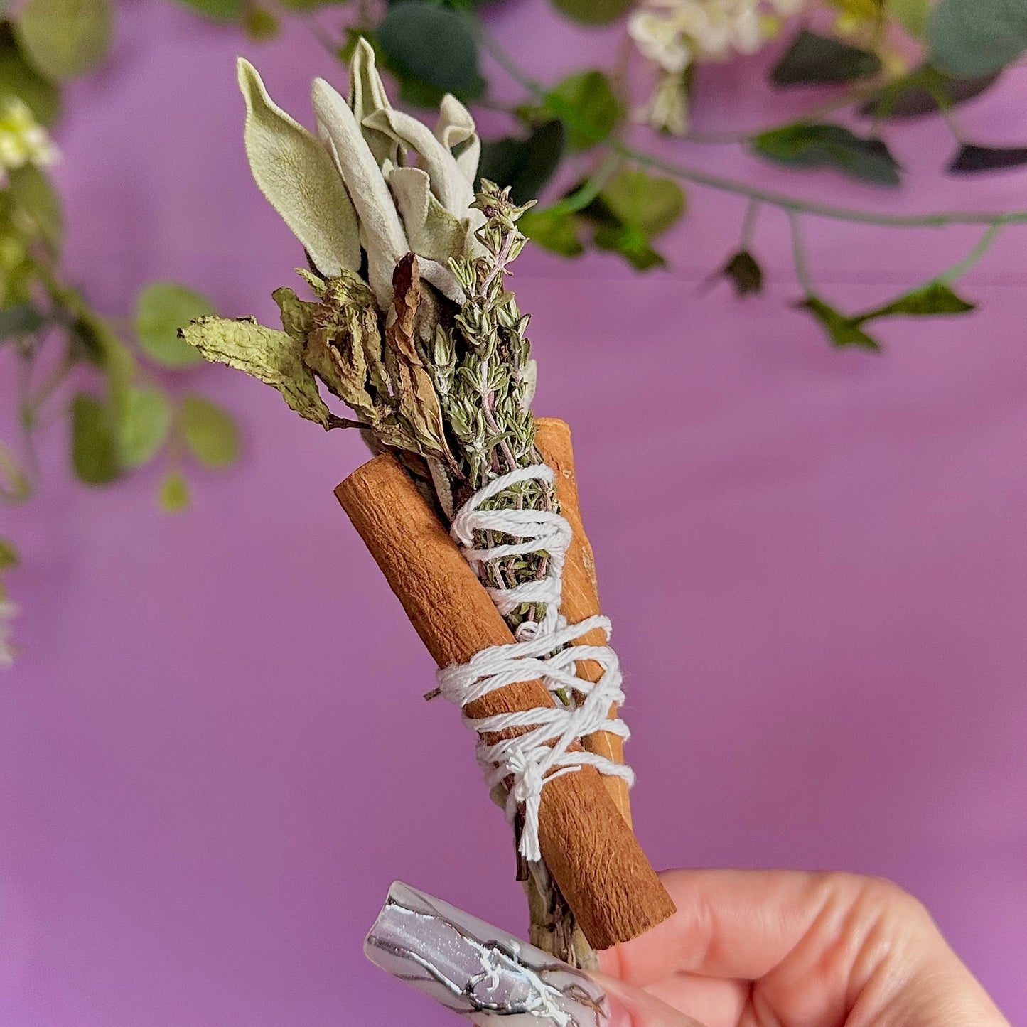 handmade herbal cleansing wands