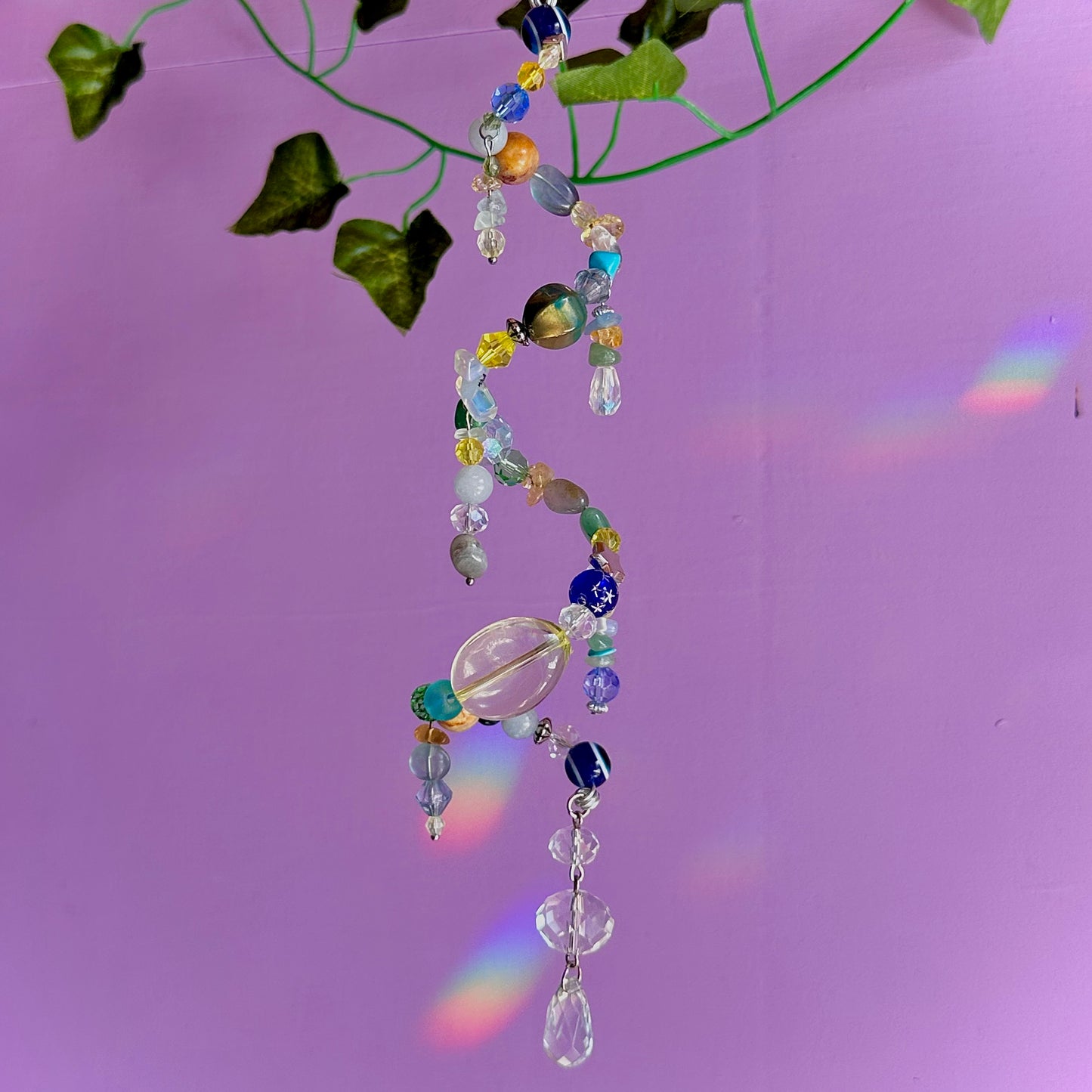 celestial spiral suncatcher