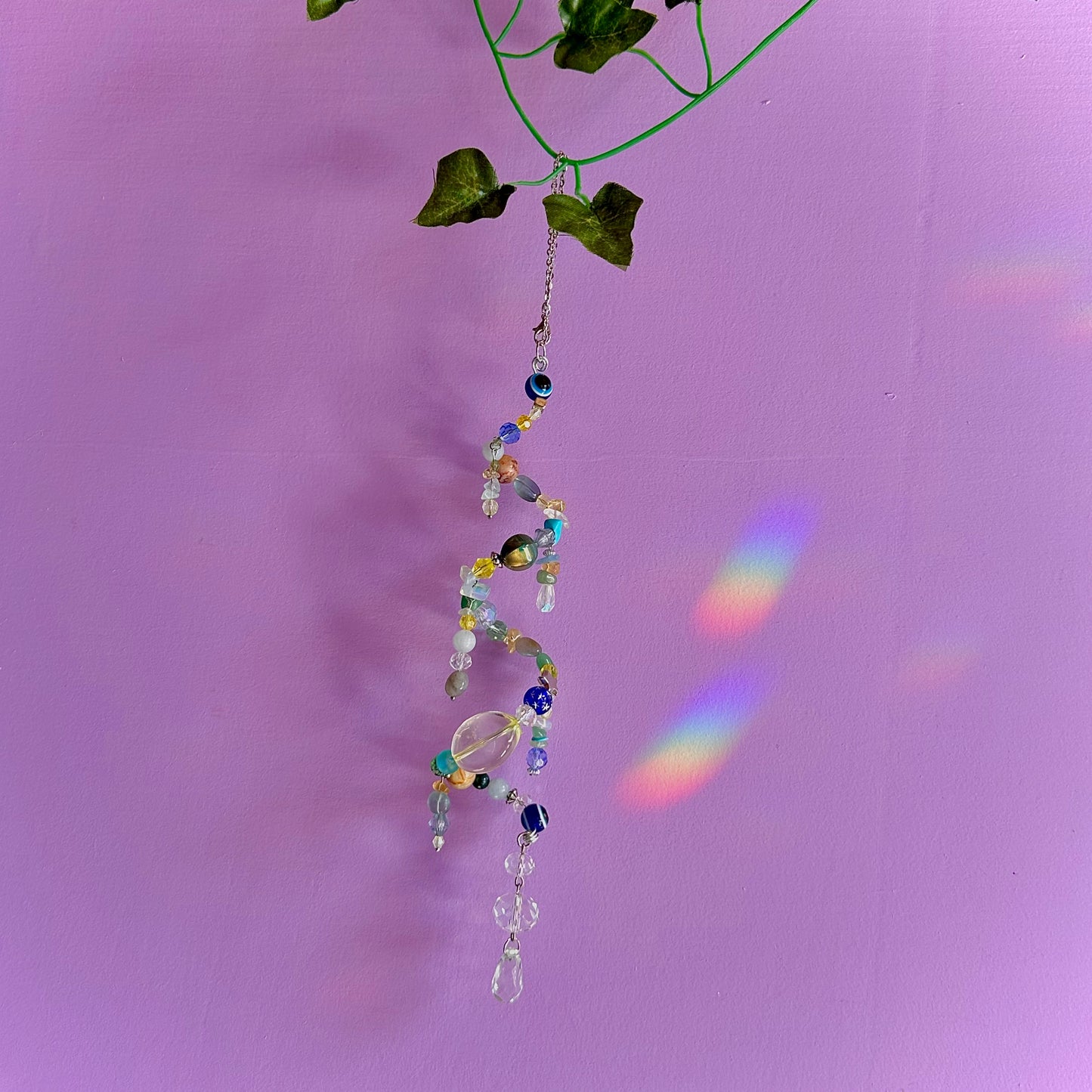 celestial spiral suncatcher