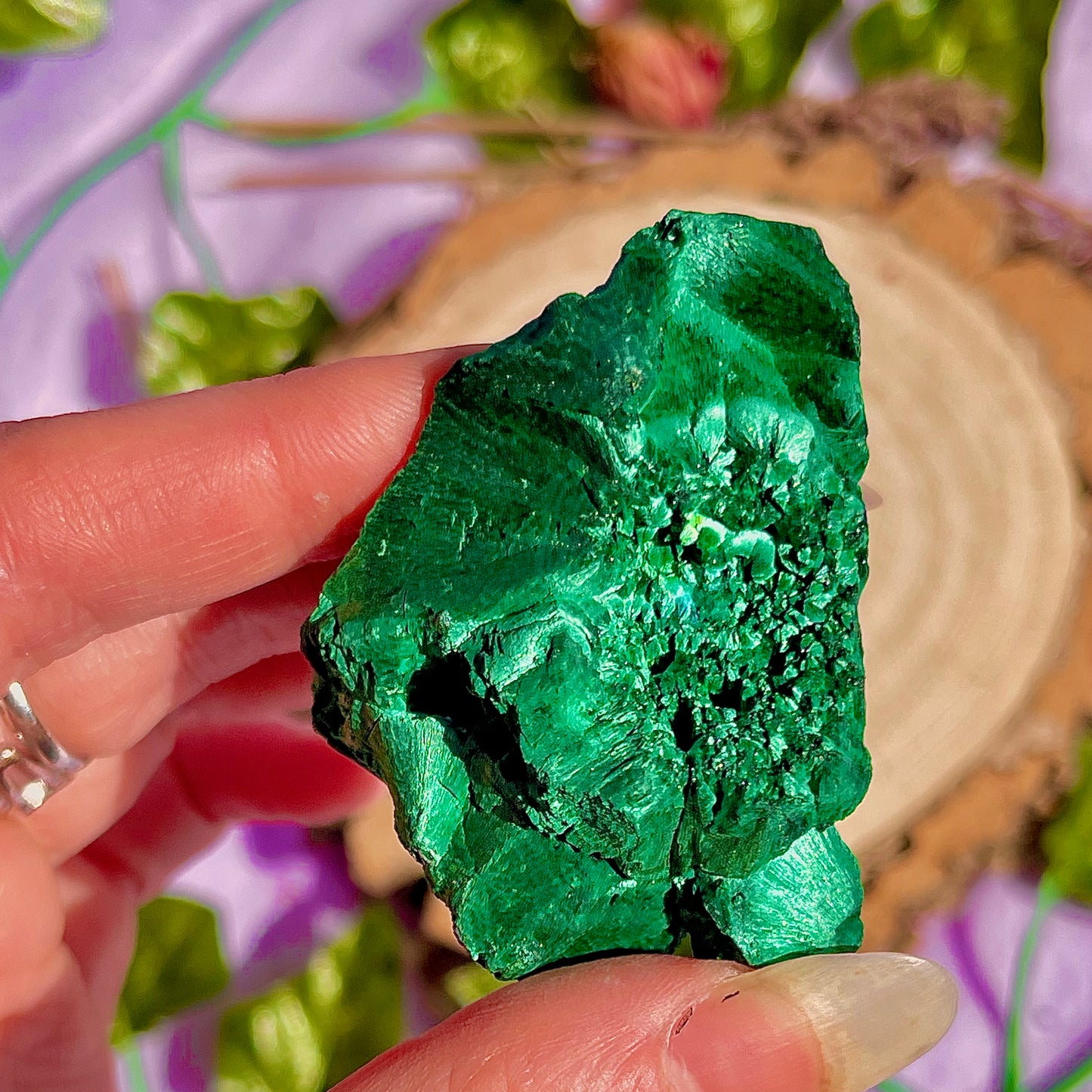 raw malachite specimens