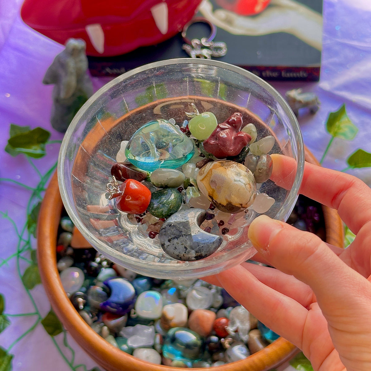 this is the crystal of a killer confetti mix